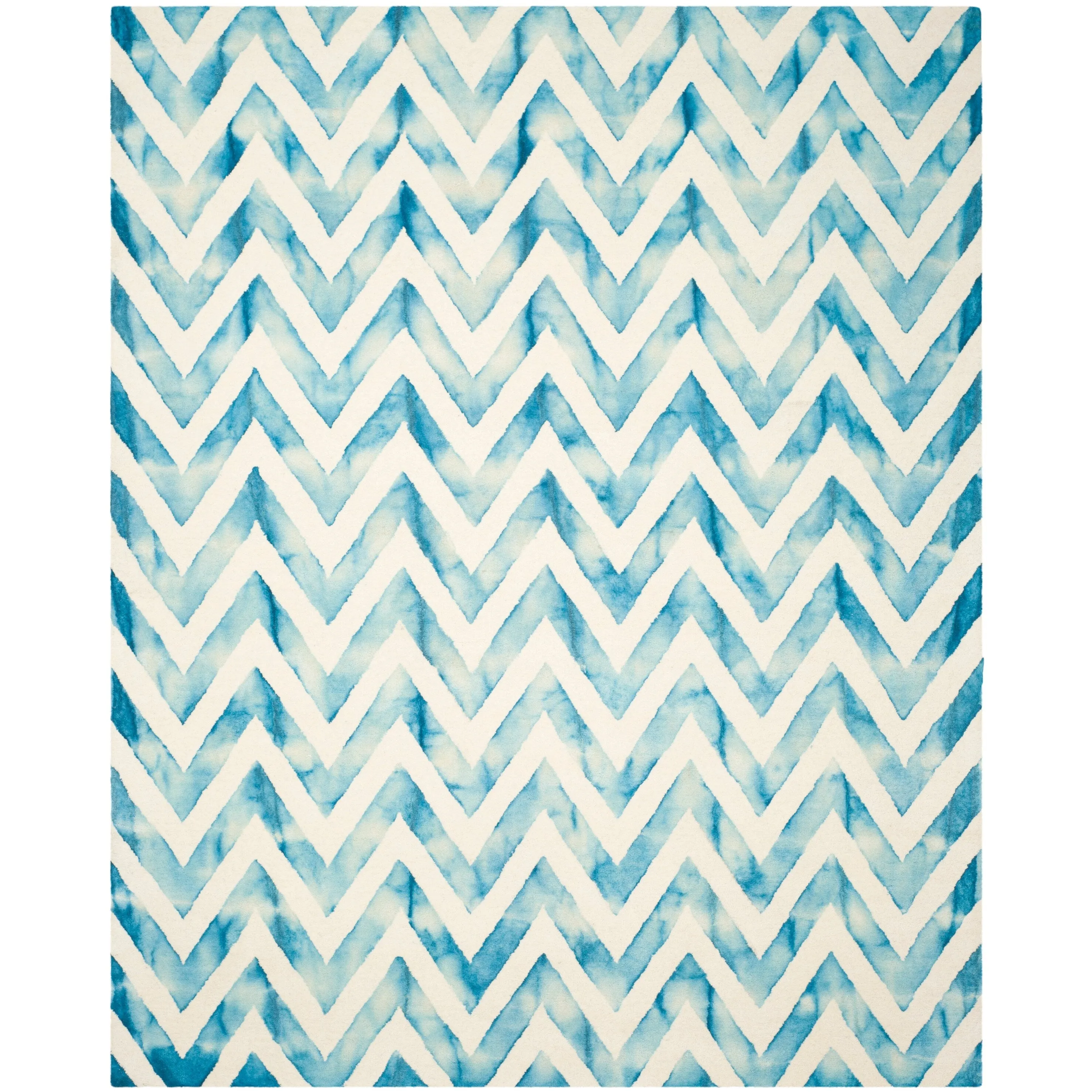 SAFAVIEH Dip Dye Erkhild Hand-tufted Wool Chevron Area Rug
