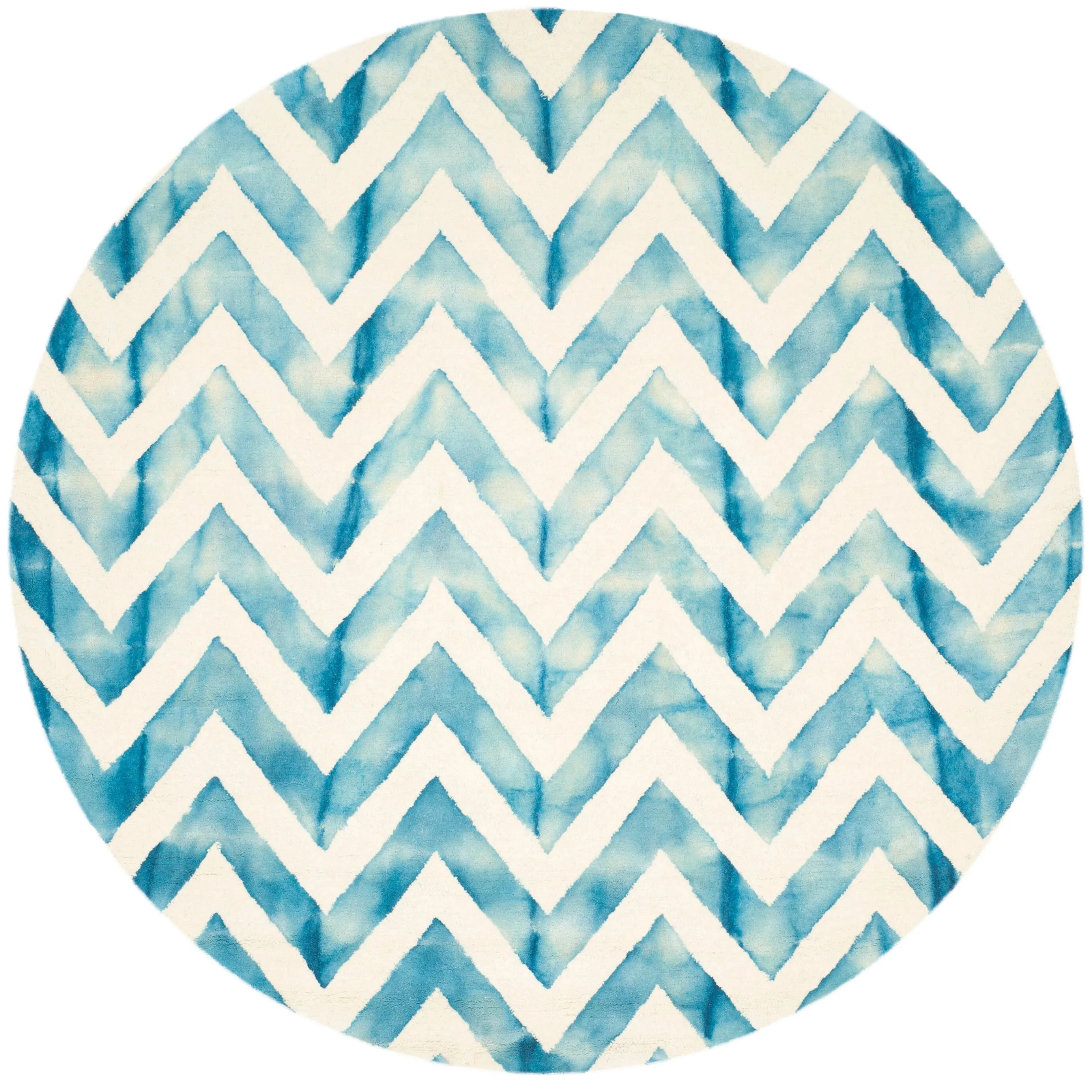 SAFAVIEH Dip Dye Erkhild Hand-tufted Wool Chevron Area Rug