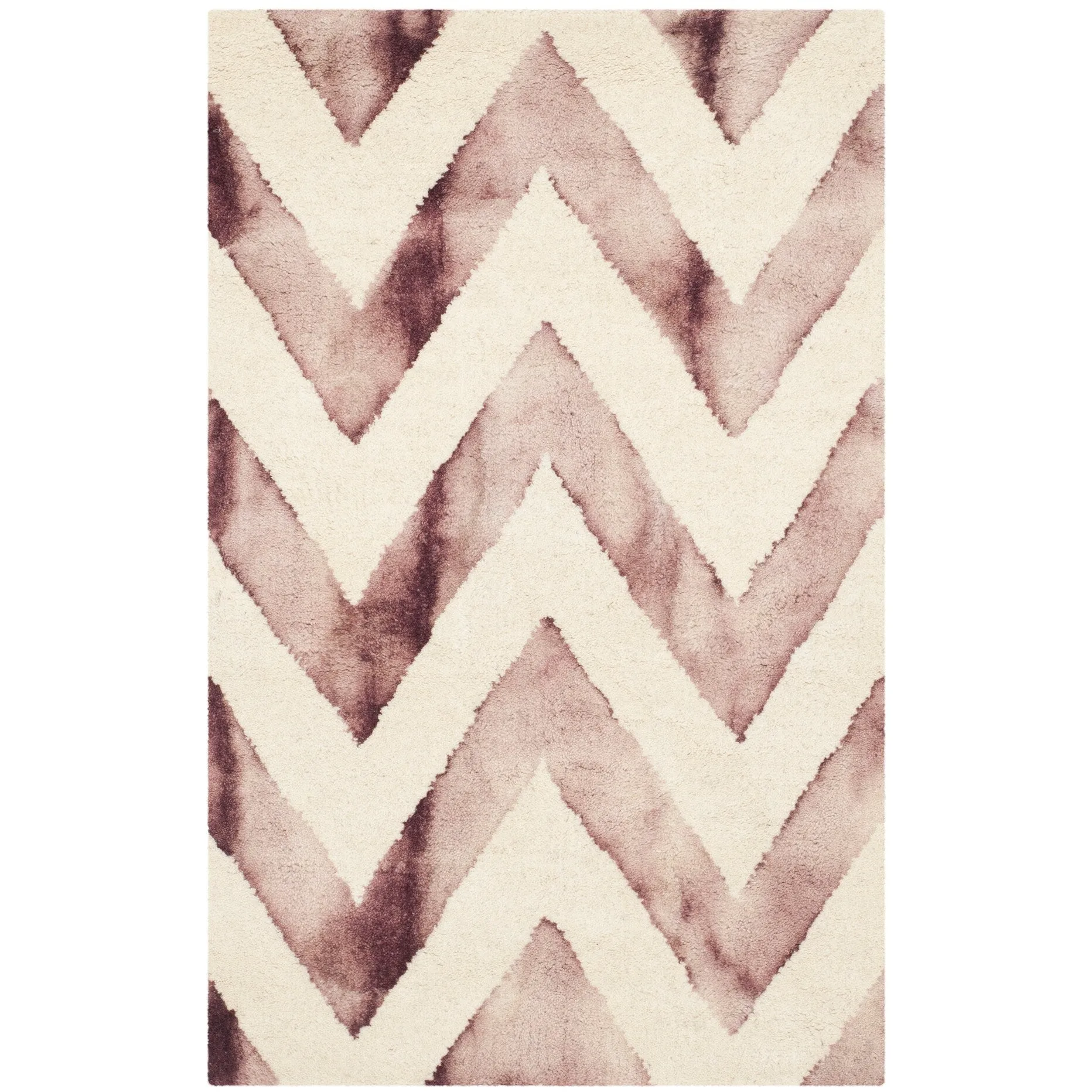 SAFAVIEH Dip Dye Erkhild Hand-tufted Wool Chevron Area Rug