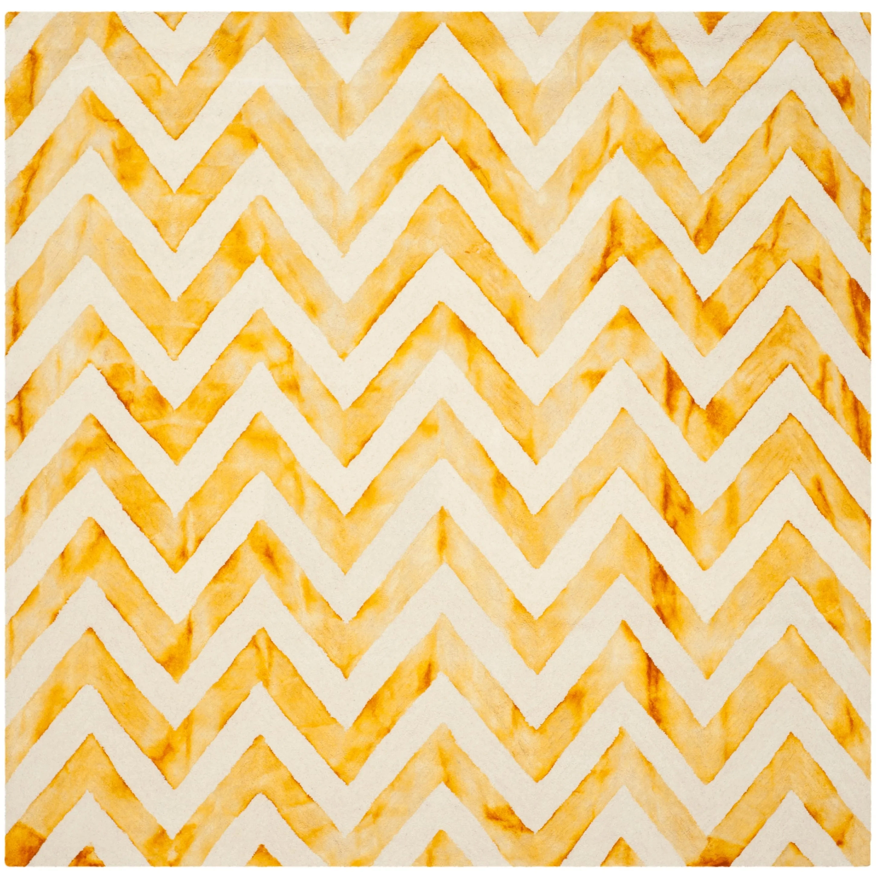 SAFAVIEH Dip Dye Erkhild Hand-tufted Wool Chevron Area Rug