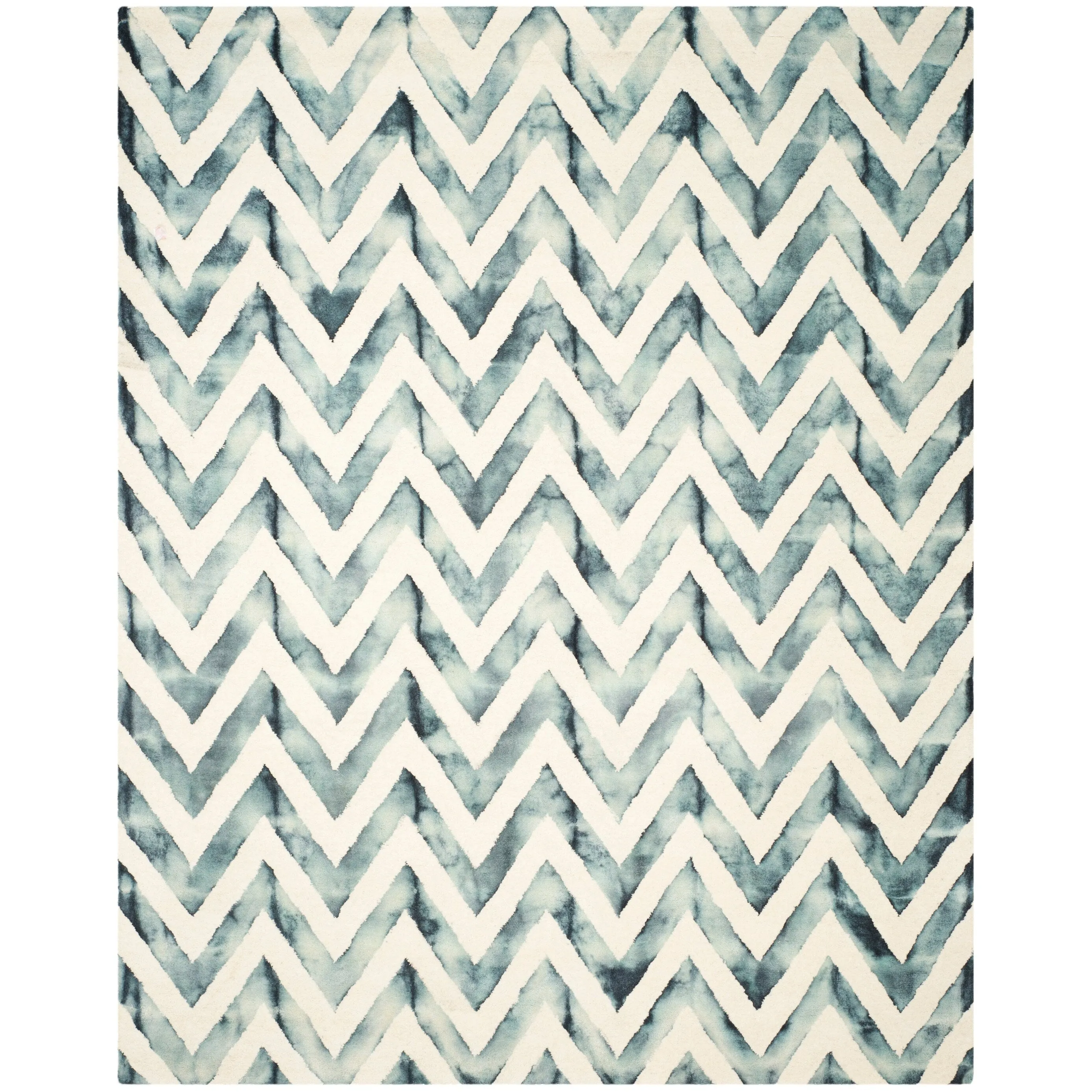 SAFAVIEH Dip Dye Erkhild Hand-tufted Wool Chevron Area Rug