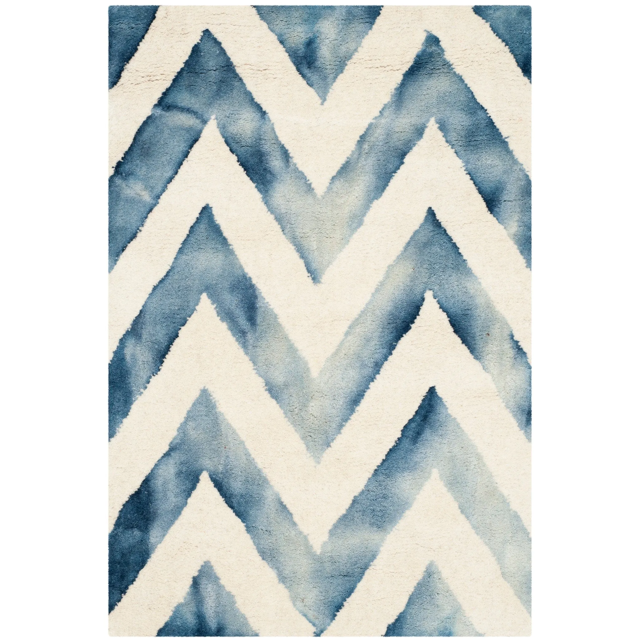 SAFAVIEH Dip Dye Erkhild Hand-tufted Wool Chevron Area Rug