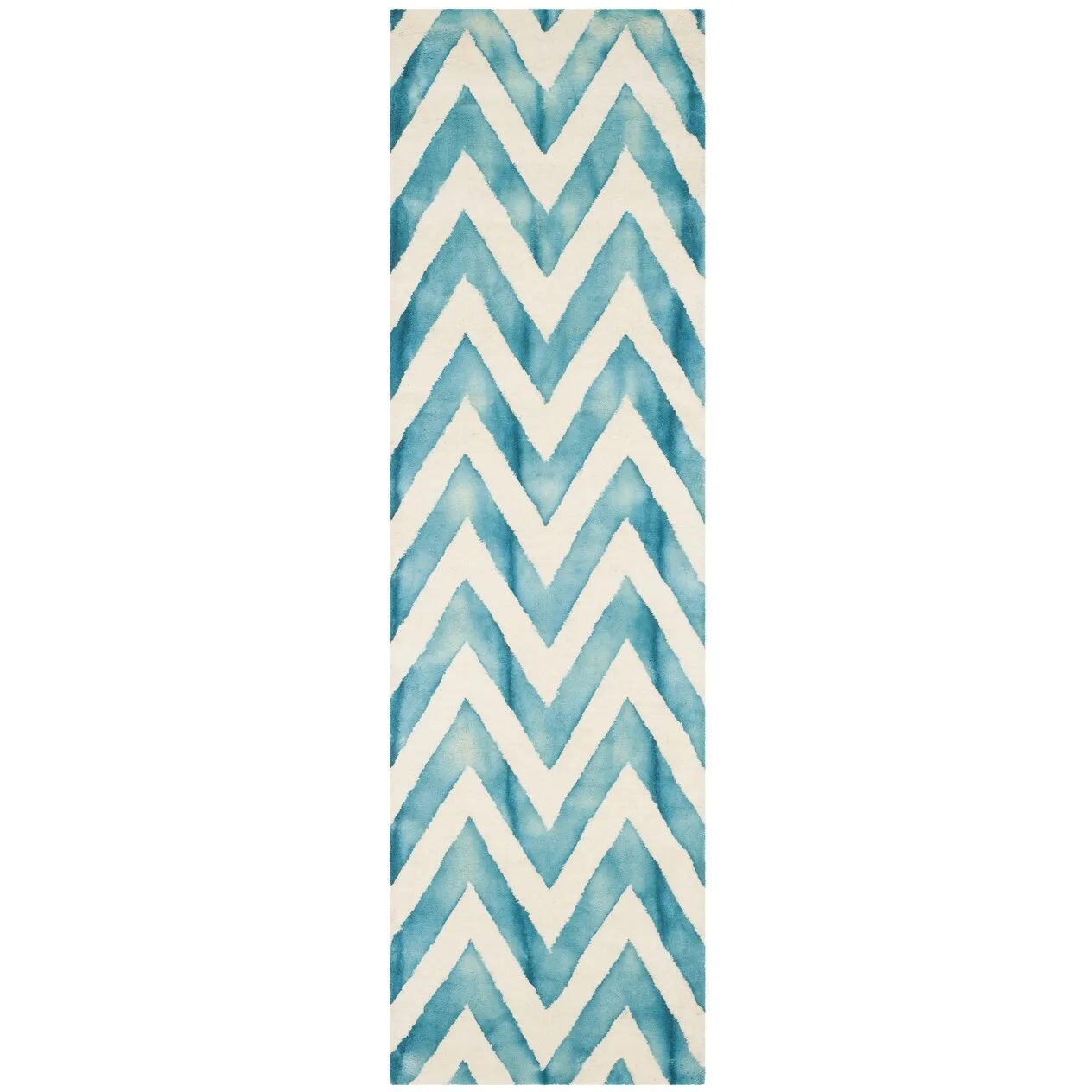 SAFAVIEH Dip Dye Erkhild Hand-tufted Wool Chevron Area Rug