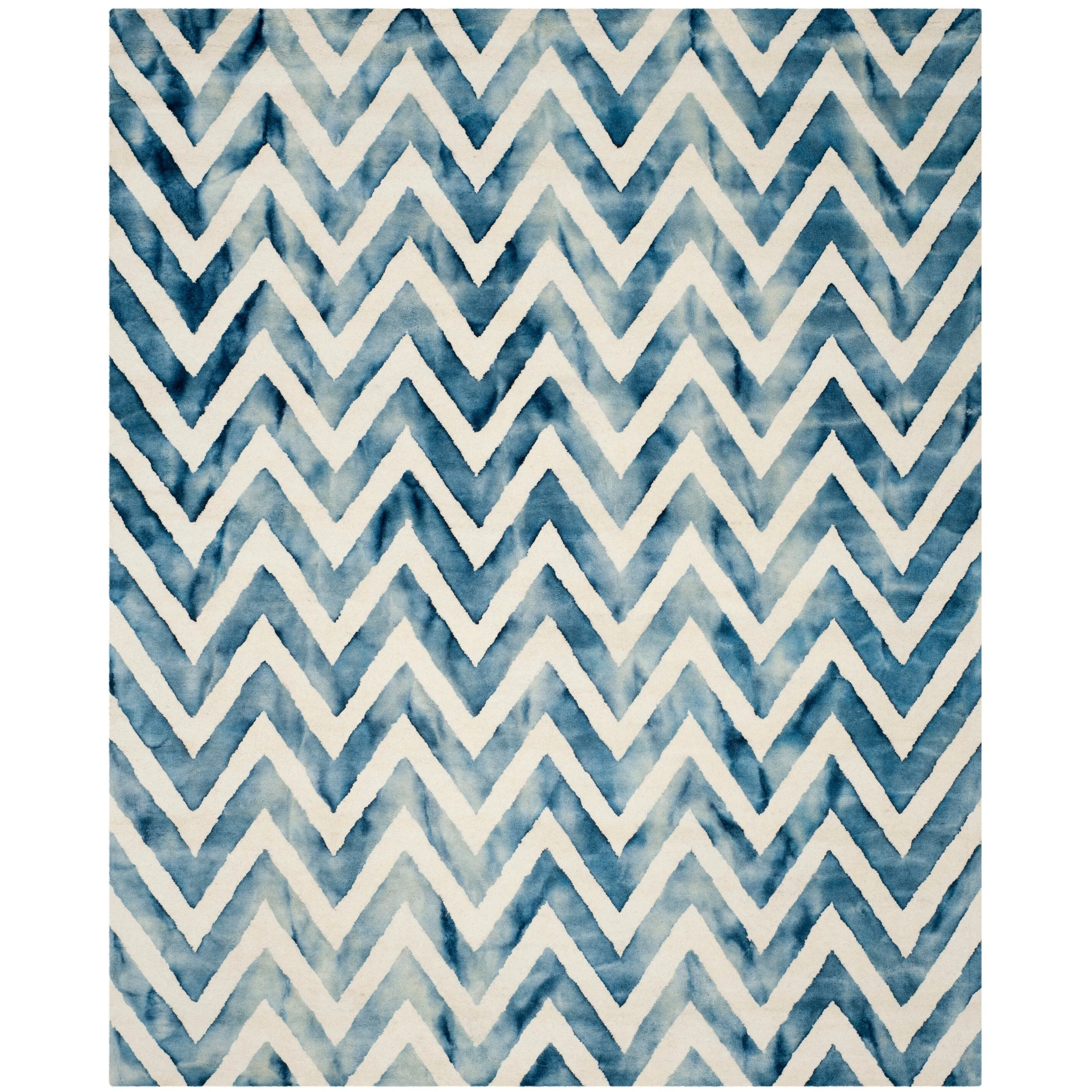 SAFAVIEH Dip Dye Erkhild Hand-tufted Wool Chevron Area Rug