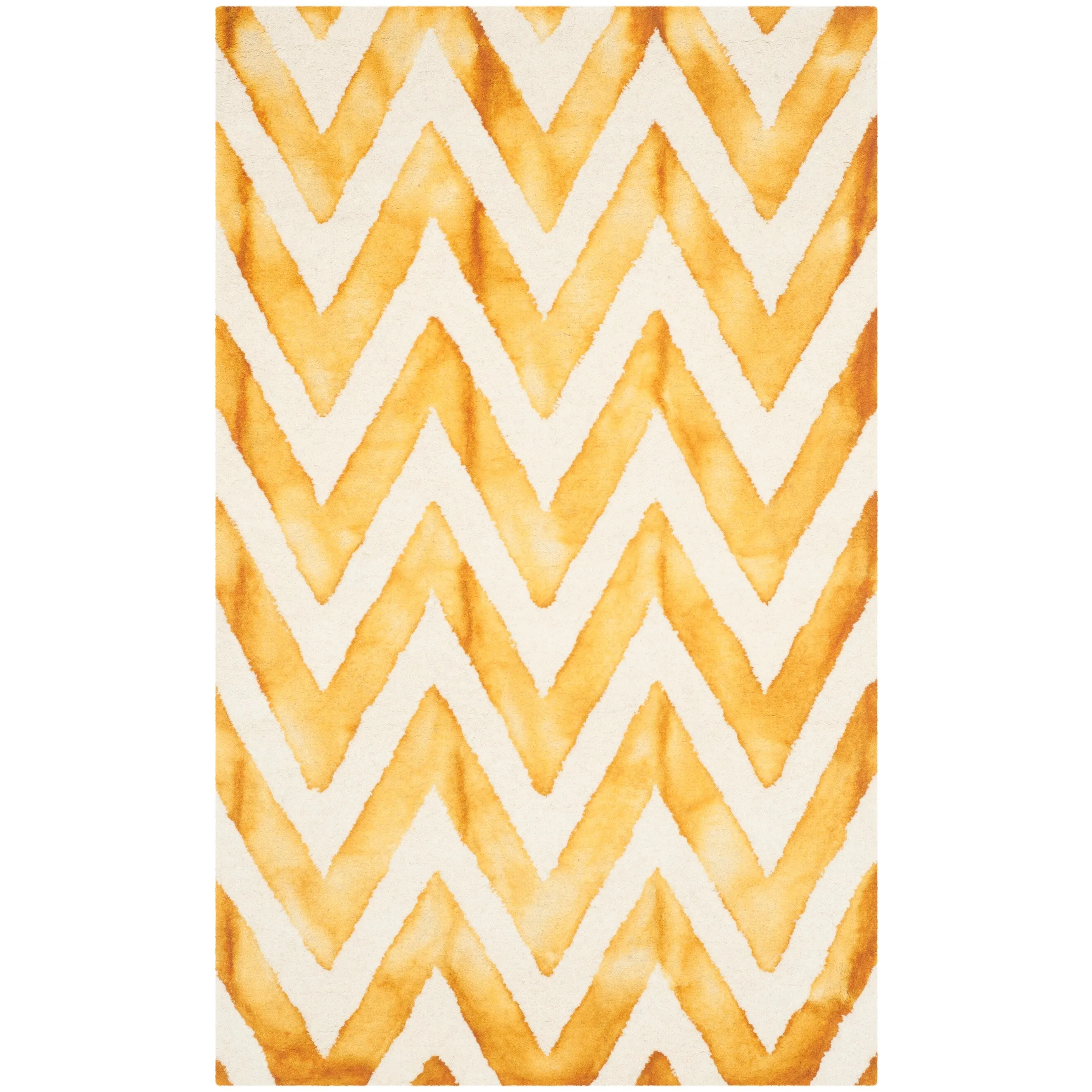 SAFAVIEH Dip Dye Erkhild Hand-tufted Wool Chevron Area Rug