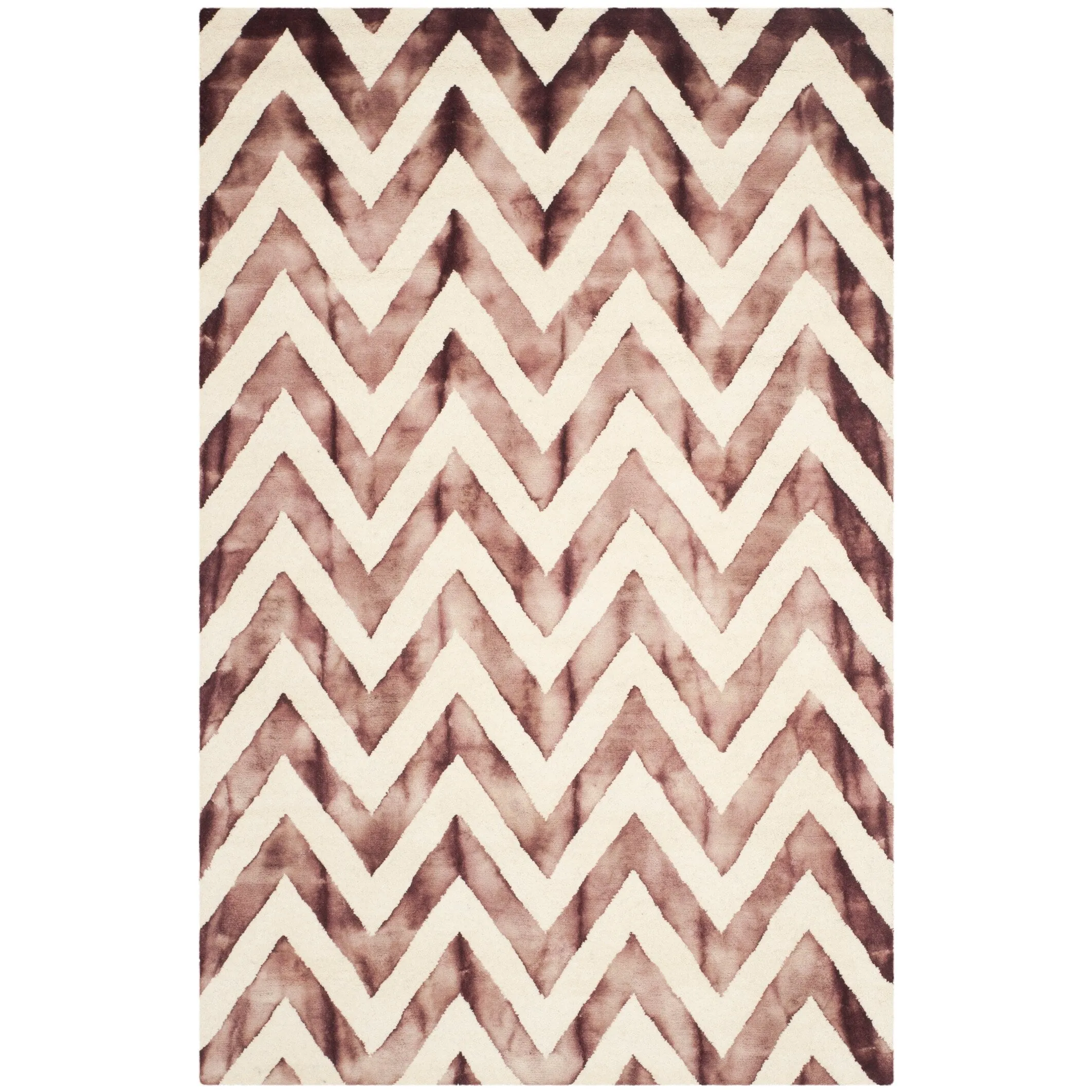 SAFAVIEH Dip Dye Erkhild Hand-tufted Wool Chevron Area Rug
