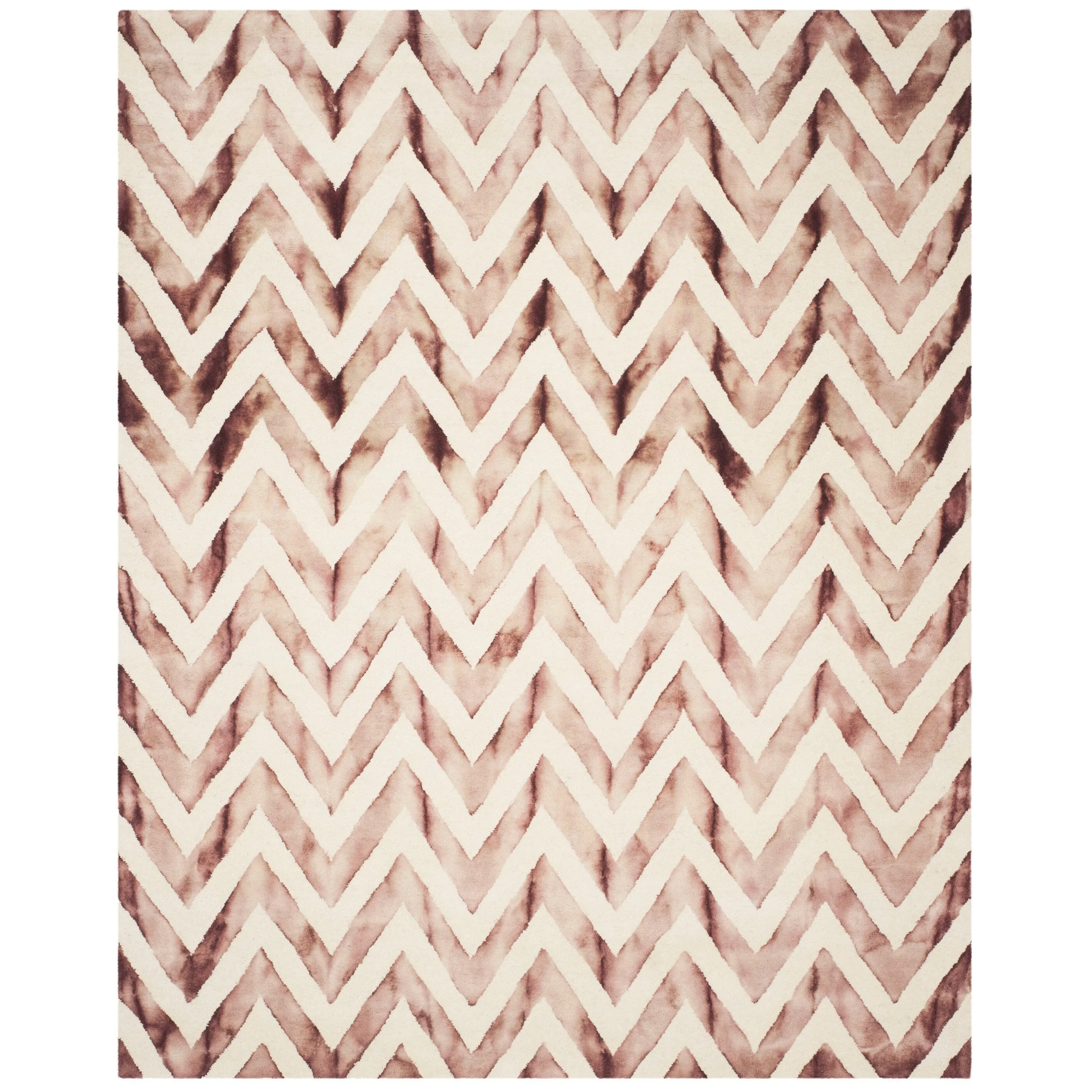 SAFAVIEH Dip Dye Erkhild Hand-tufted Wool Chevron Area Rug