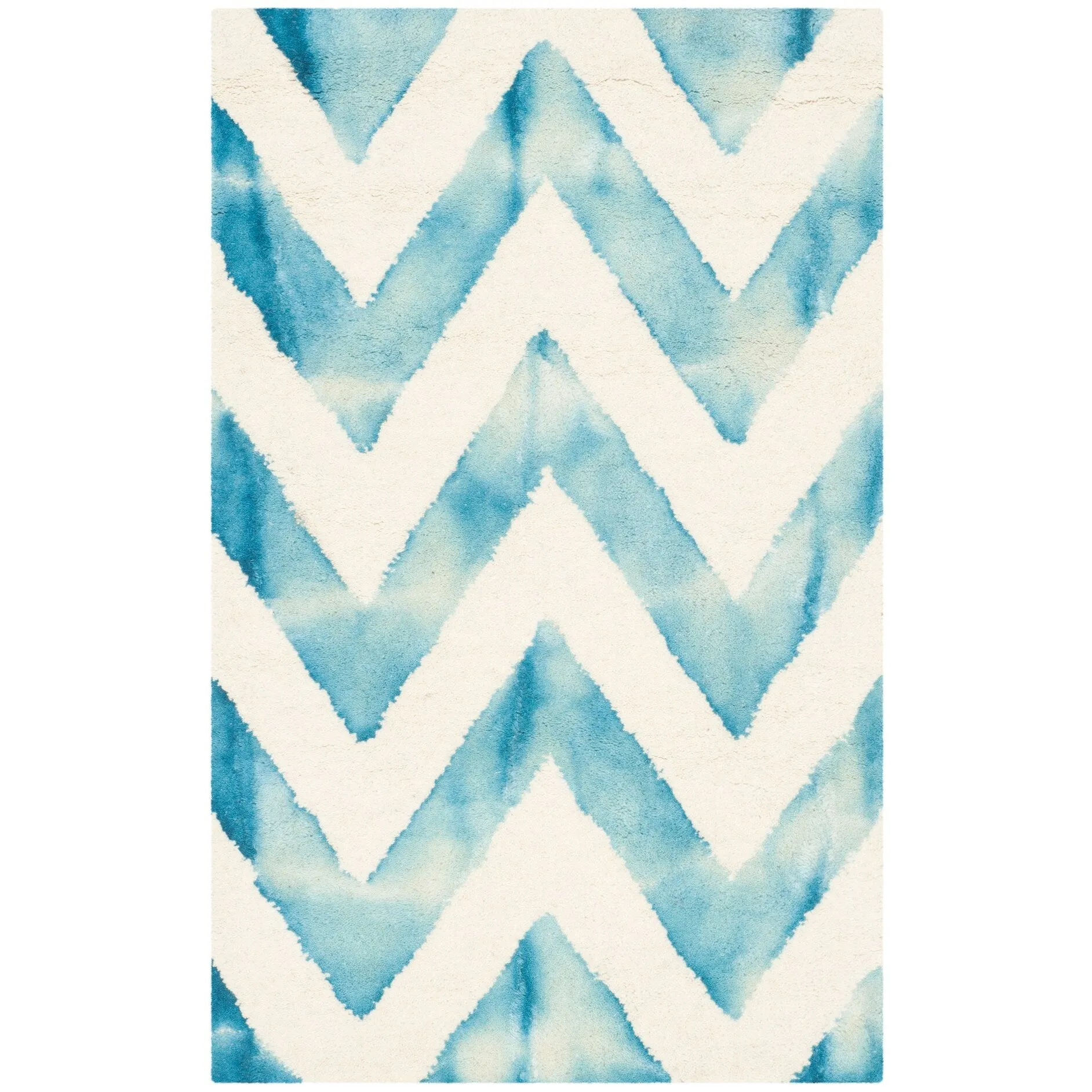 SAFAVIEH Dip Dye Erkhild Hand-tufted Wool Chevron Area Rug