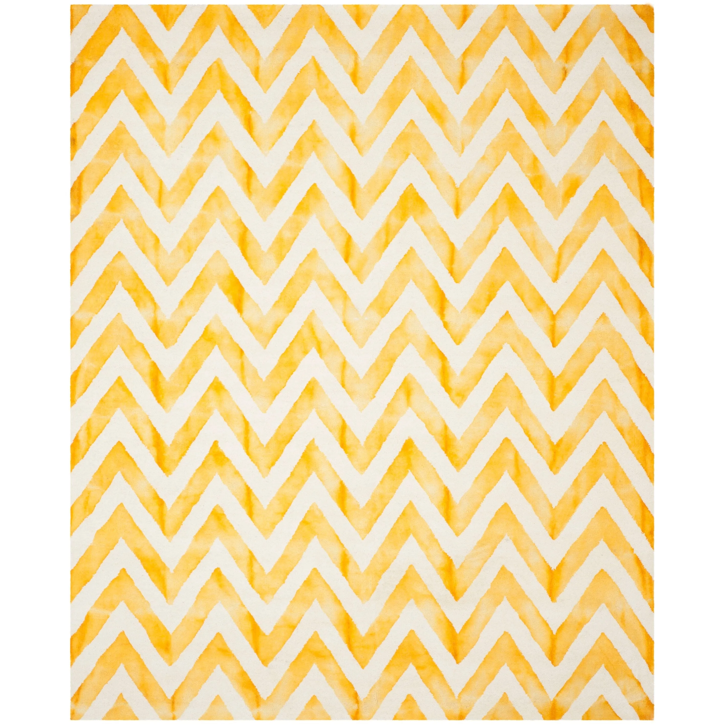SAFAVIEH Dip Dye Erkhild Hand-tufted Wool Chevron Area Rug