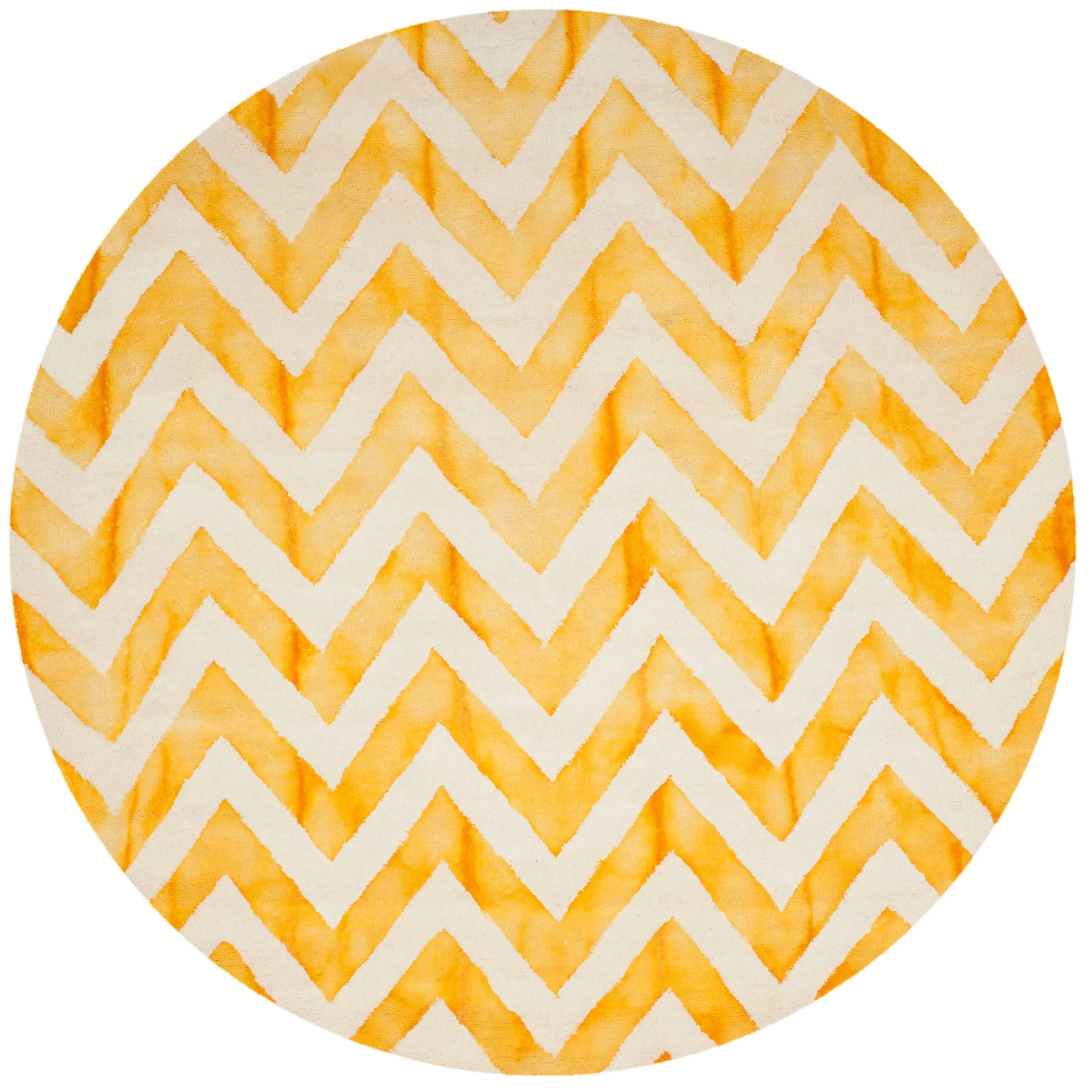 SAFAVIEH Dip Dye Erkhild Hand-tufted Wool Chevron Area Rug