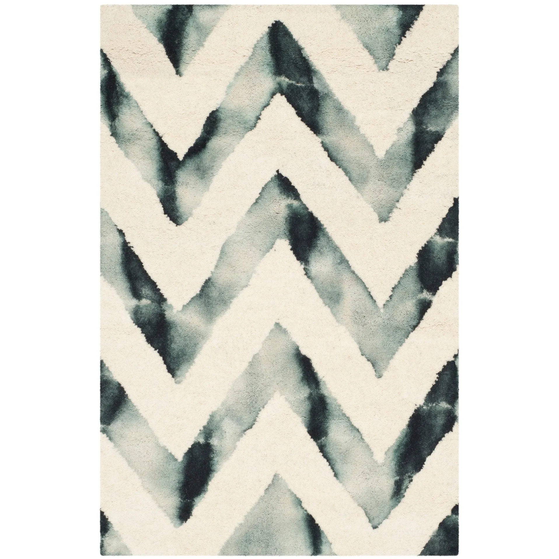 SAFAVIEH Dip Dye Erkhild Hand-tufted Wool Chevron Area Rug