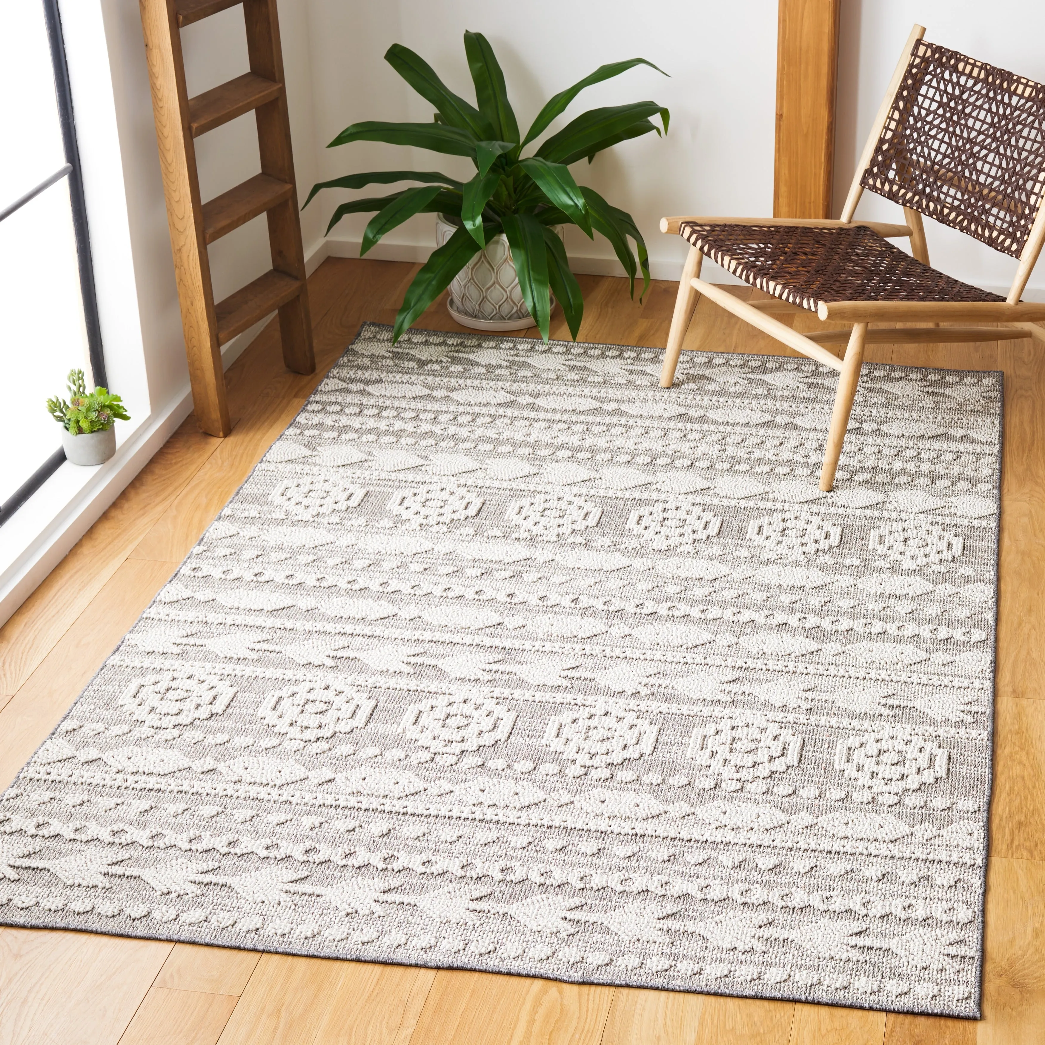 SAFAVIEH Global Elsche Moroccan Indoor/ Outdoor Waterproof Patio Backyard