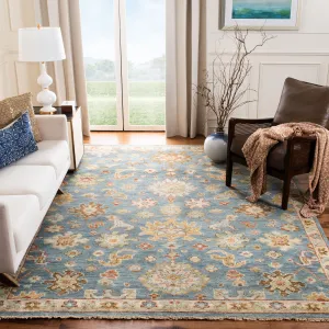 SAFAVIEH Hand-Knotted Samarkand Leeni Traditional Wool Rug