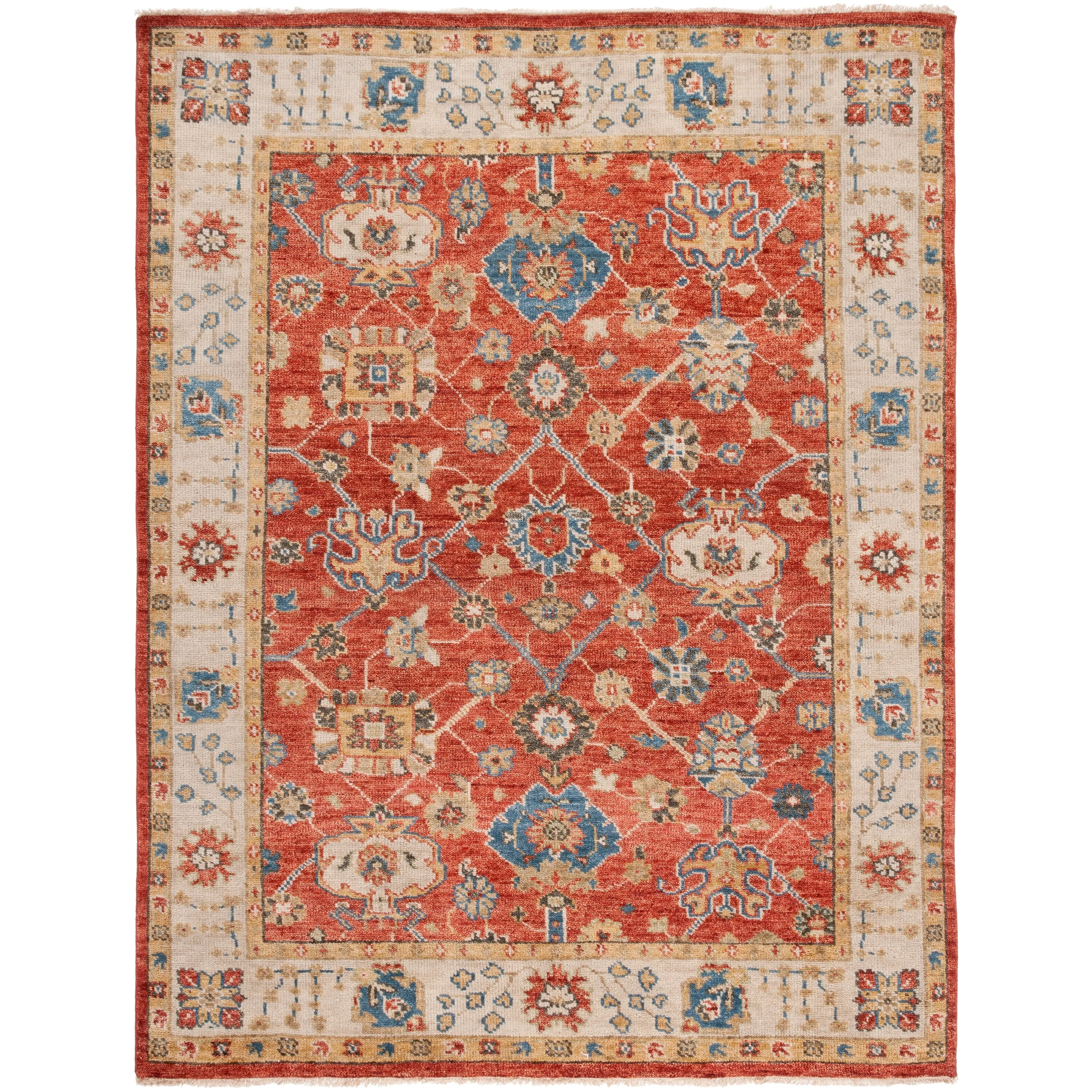 SAFAVIEH Hand-Knotted Samarkand Pari Traditional Wool Rug