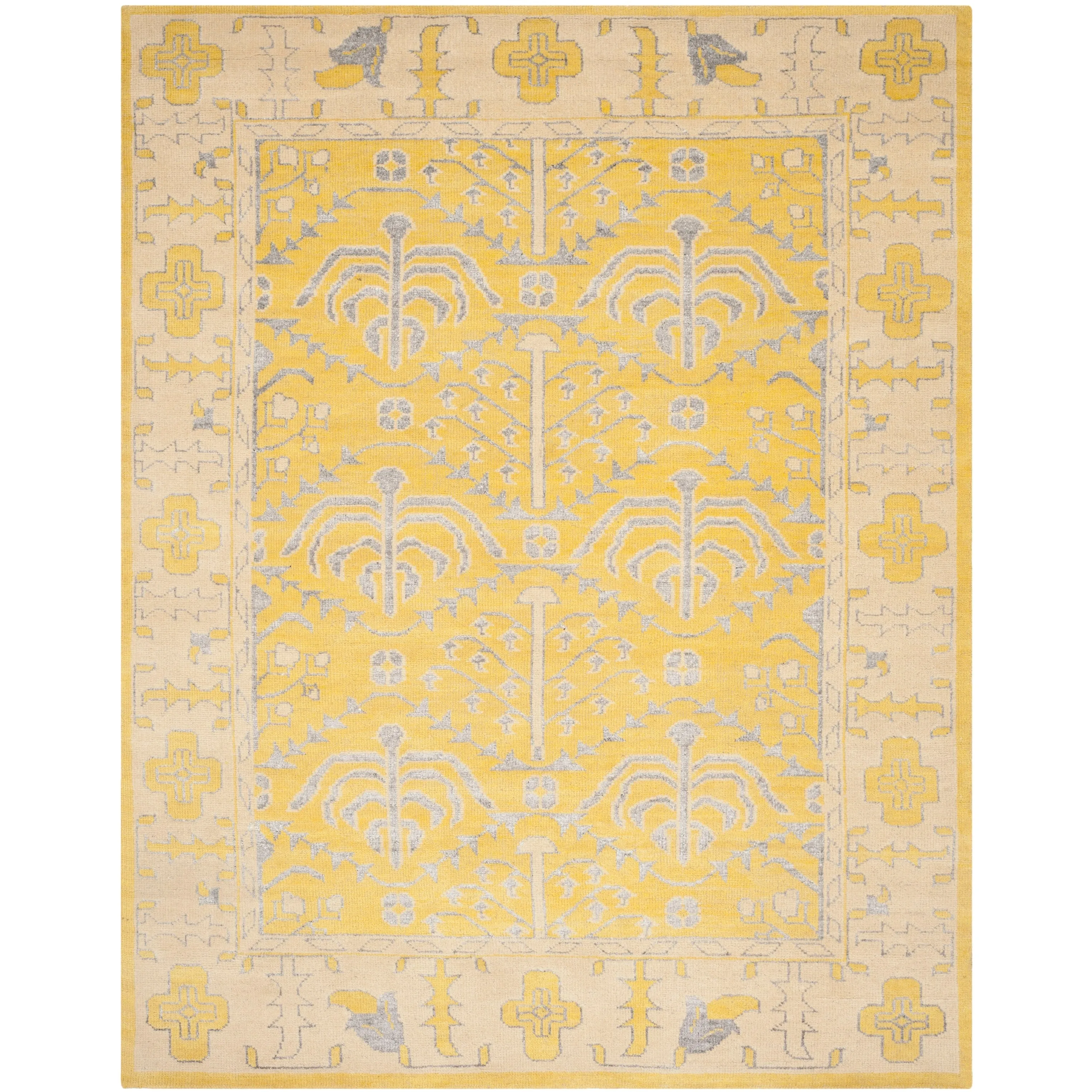 SAFAVIEH Hand-knotted Stone Wash Loida Modern Wool Rug