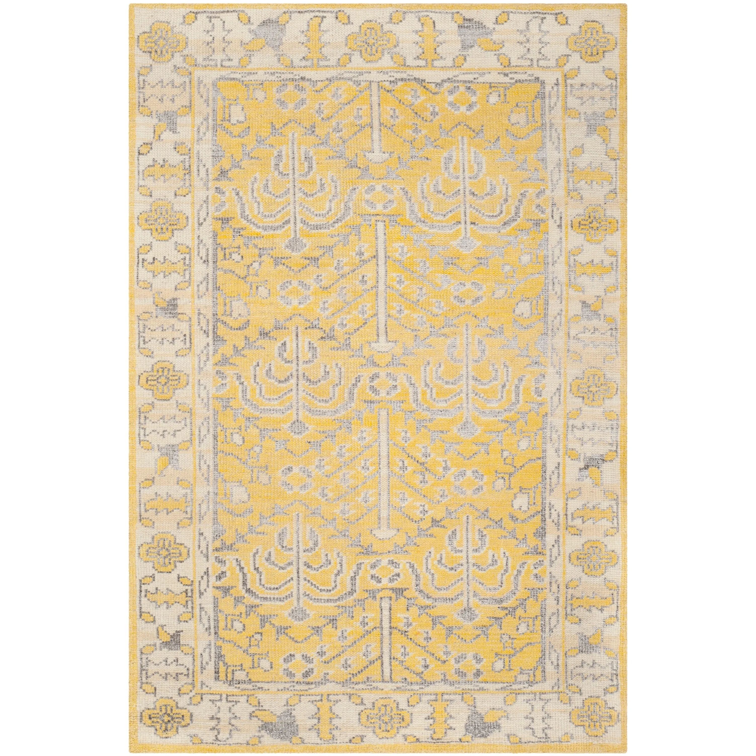 SAFAVIEH Hand-knotted Stone Wash Loida Modern Wool Rug