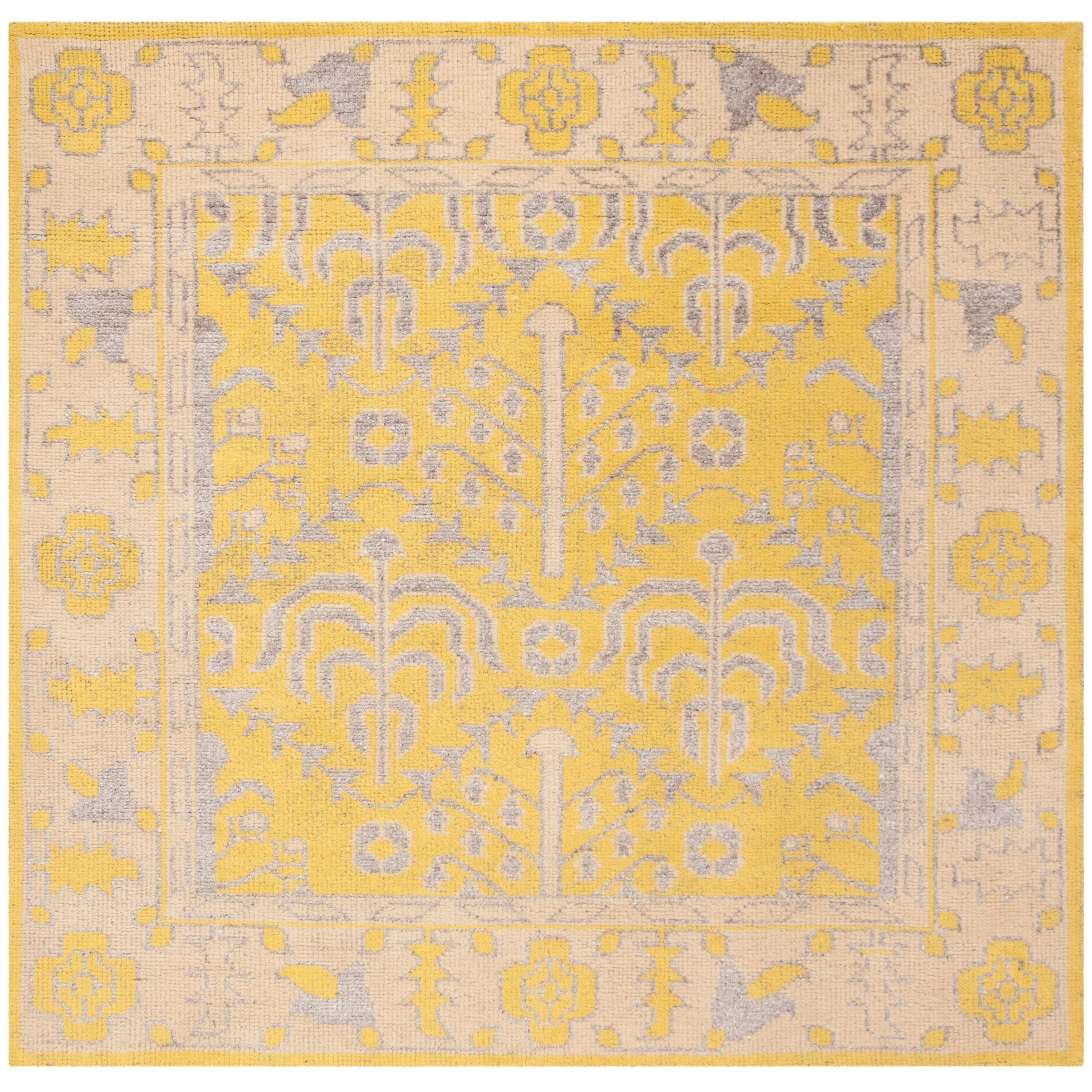 SAFAVIEH Hand-knotted Stone Wash Loida Modern Wool Rug
