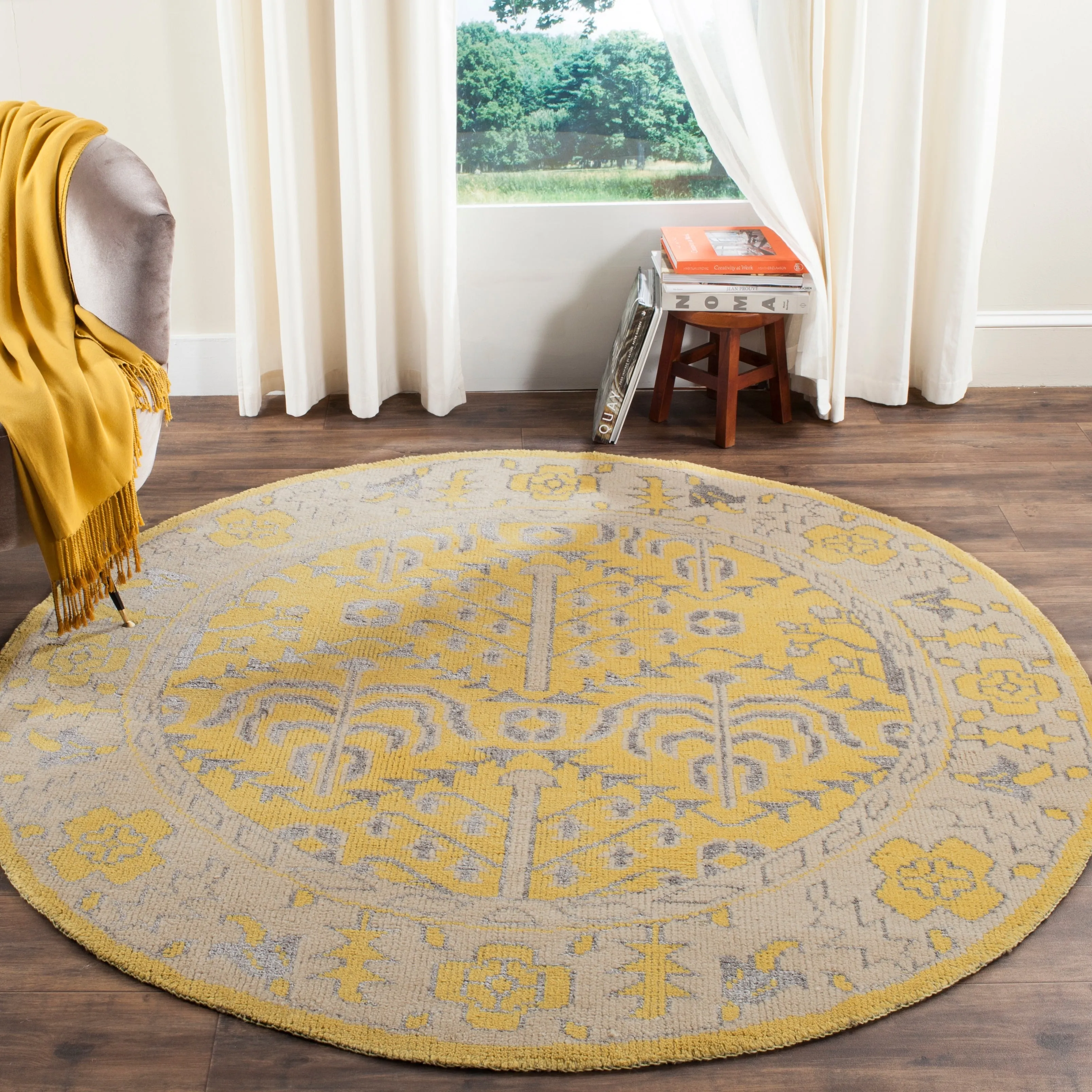 SAFAVIEH Hand-knotted Stone Wash Loida Modern Wool Rug