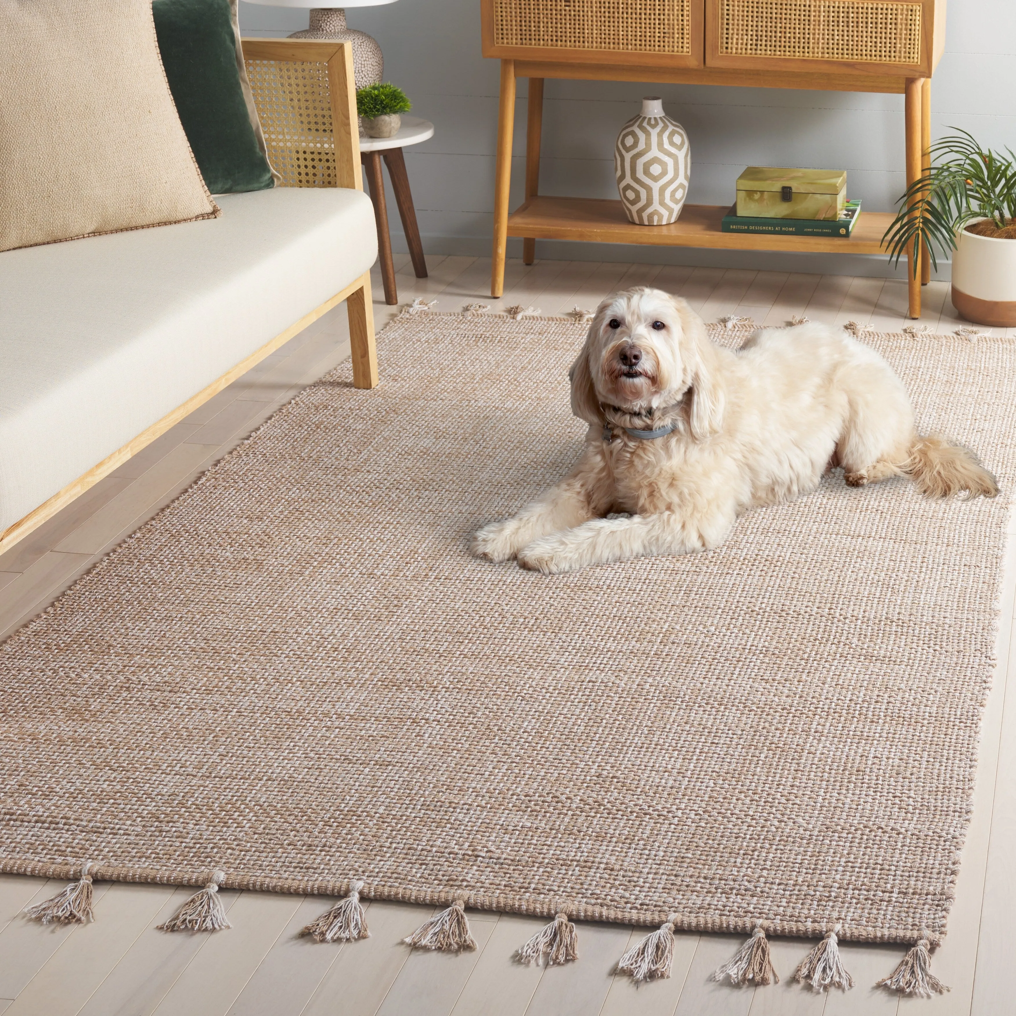 SAFAVIEH Hand-Woven Montauk Neacsa Casual Cotton Rug