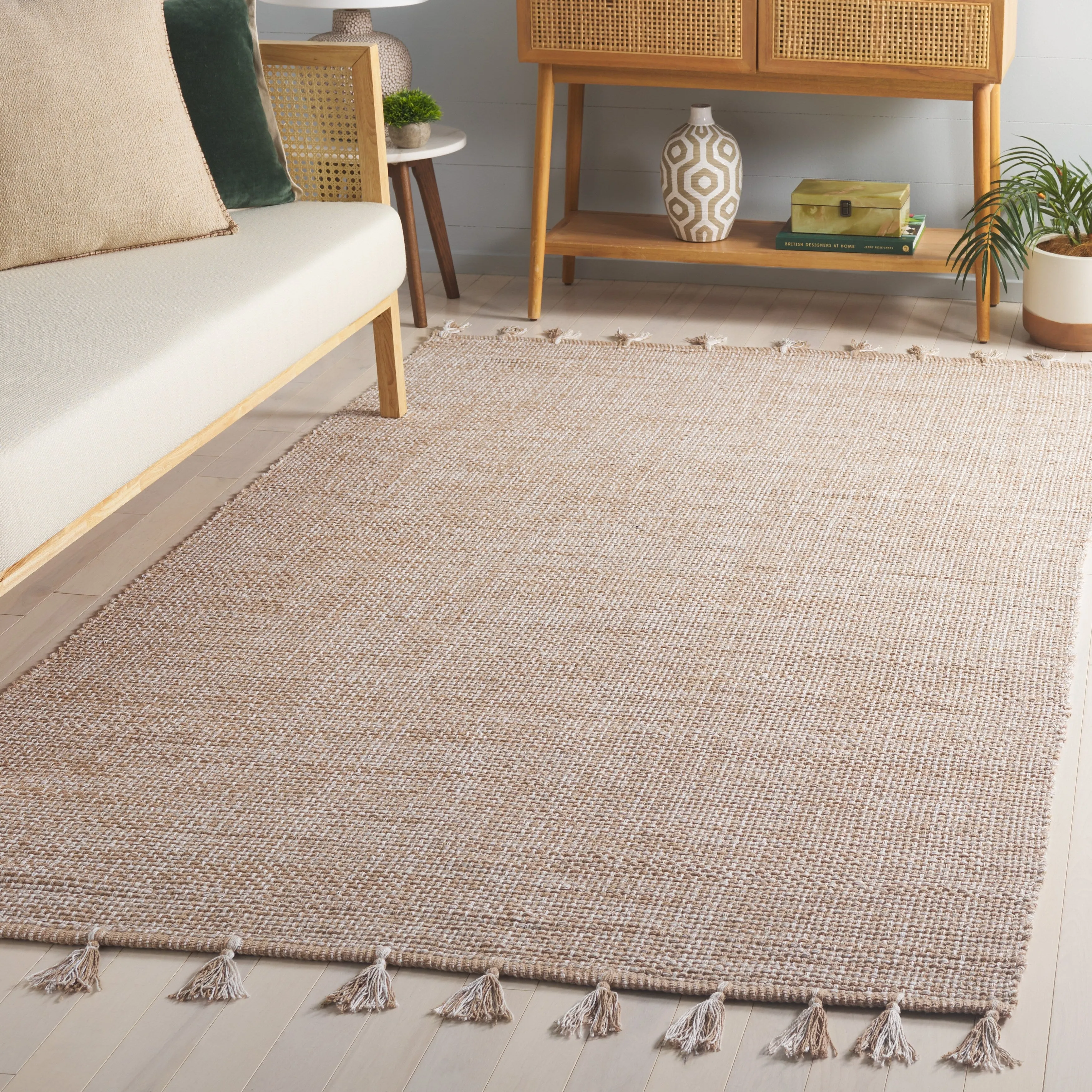 SAFAVIEH Hand-Woven Montauk Neacsa Casual Cotton Rug