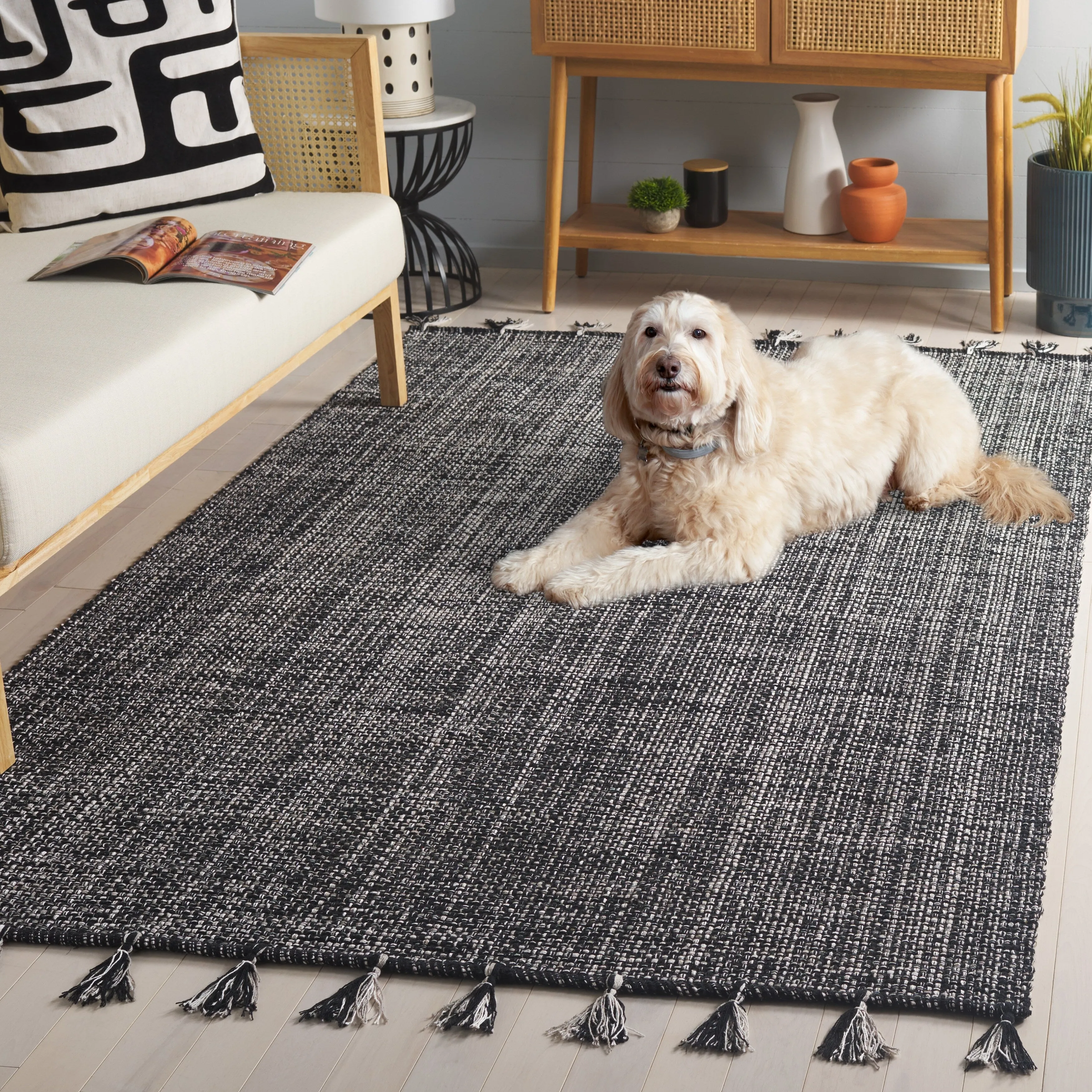 SAFAVIEH Hand-Woven Montauk Neacsa Casual Cotton Rug