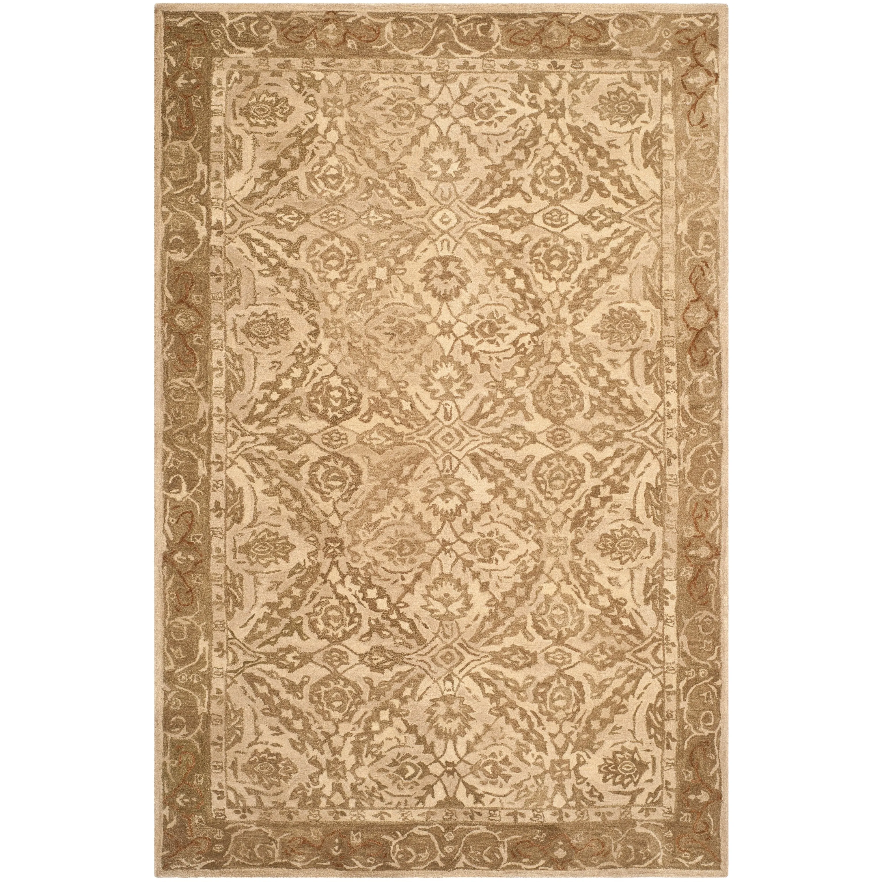 SAFAVIEH Handmade Anatolia Doro Traditional Oriental Hand-spun Wool Rug