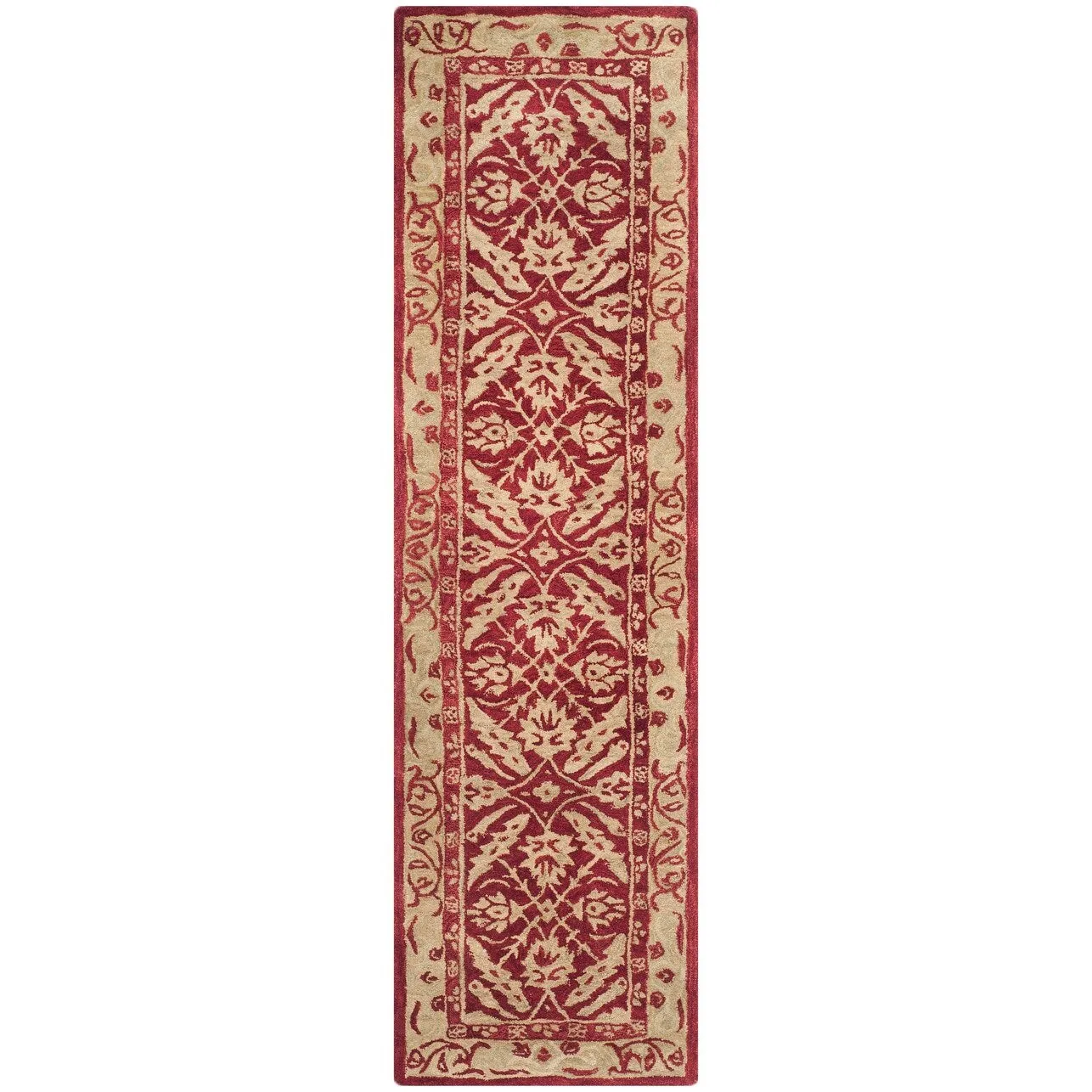 SAFAVIEH Handmade Anatolia Doro Traditional Oriental Hand-spun Wool Rug