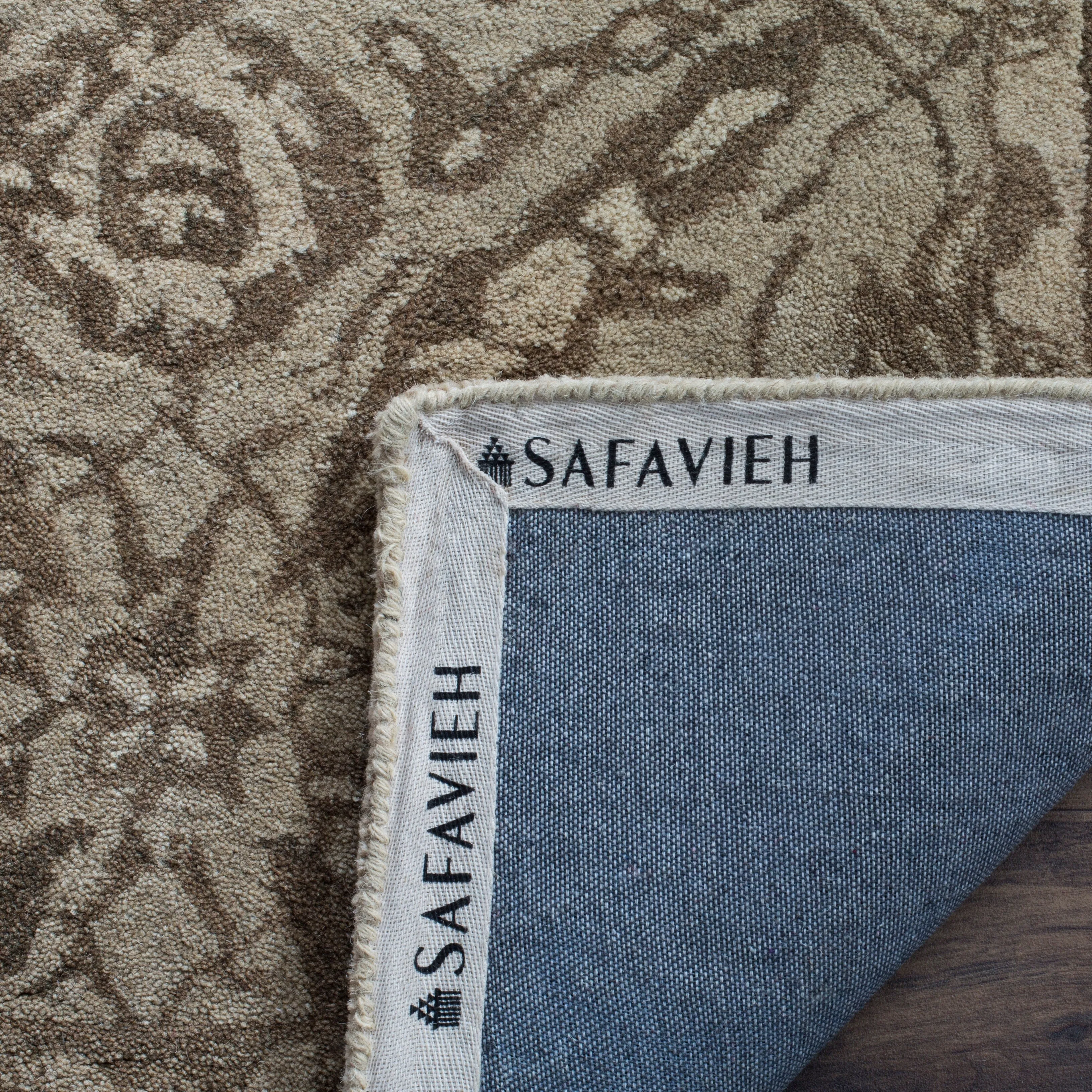 SAFAVIEH Handmade Anatolia Doro Traditional Oriental Hand-spun Wool Rug