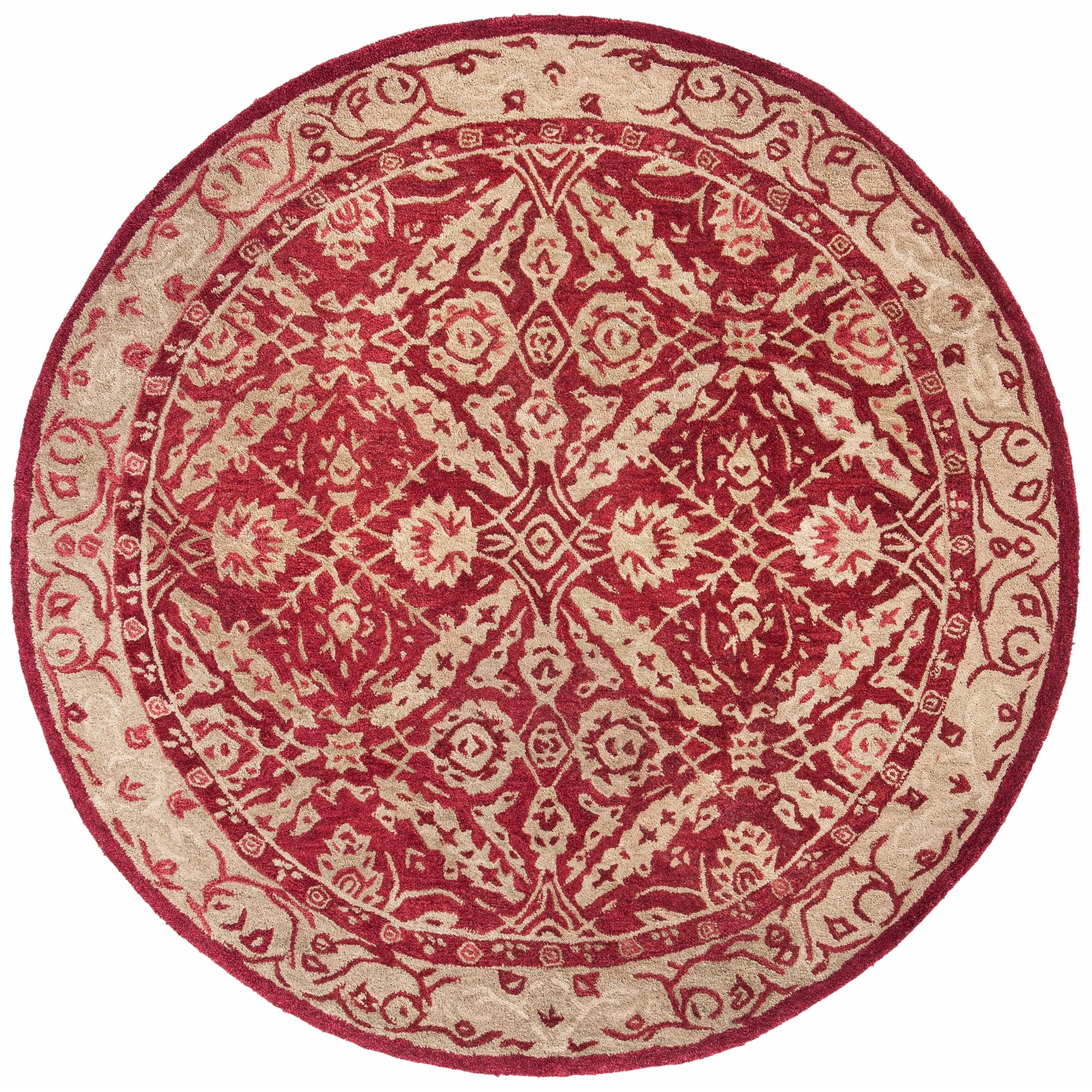 SAFAVIEH Handmade Anatolia Doro Traditional Oriental Hand-spun Wool Rug