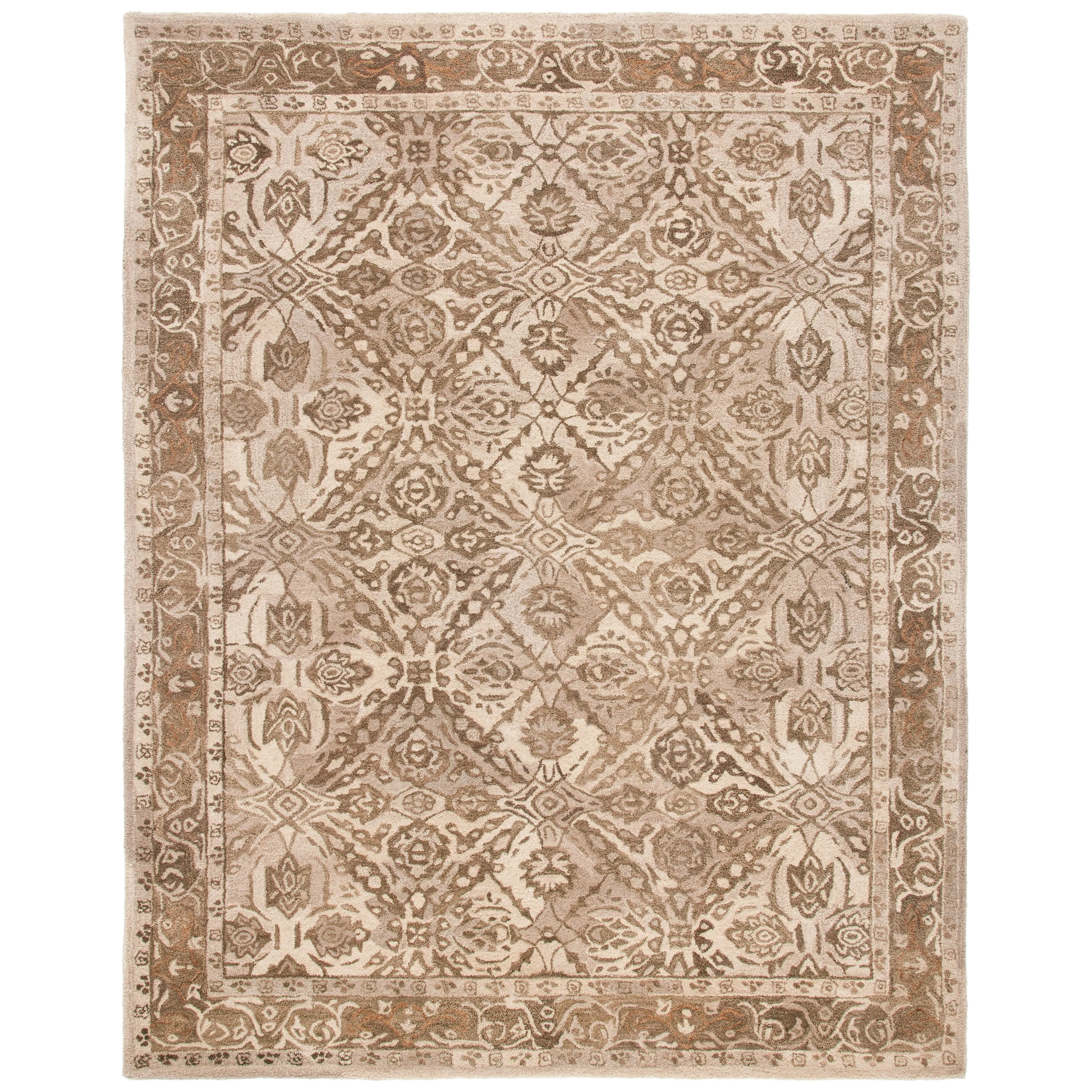 SAFAVIEH Handmade Anatolia Doro Traditional Oriental Hand-spun Wool Rug
