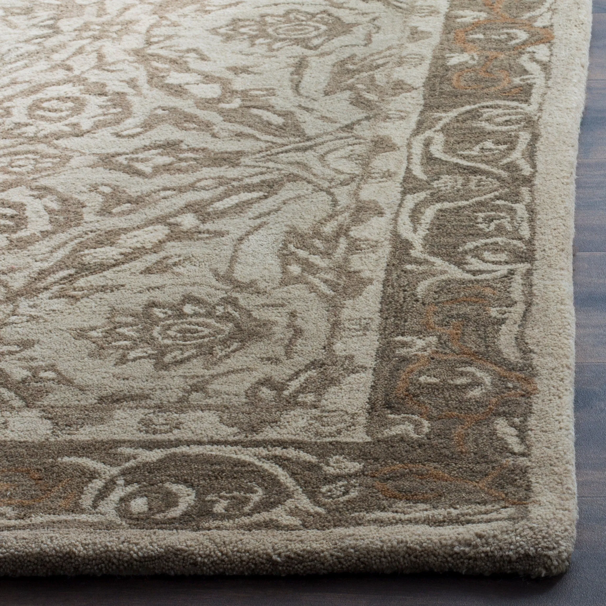 SAFAVIEH Handmade Anatolia Doro Traditional Oriental Hand-spun Wool Rug