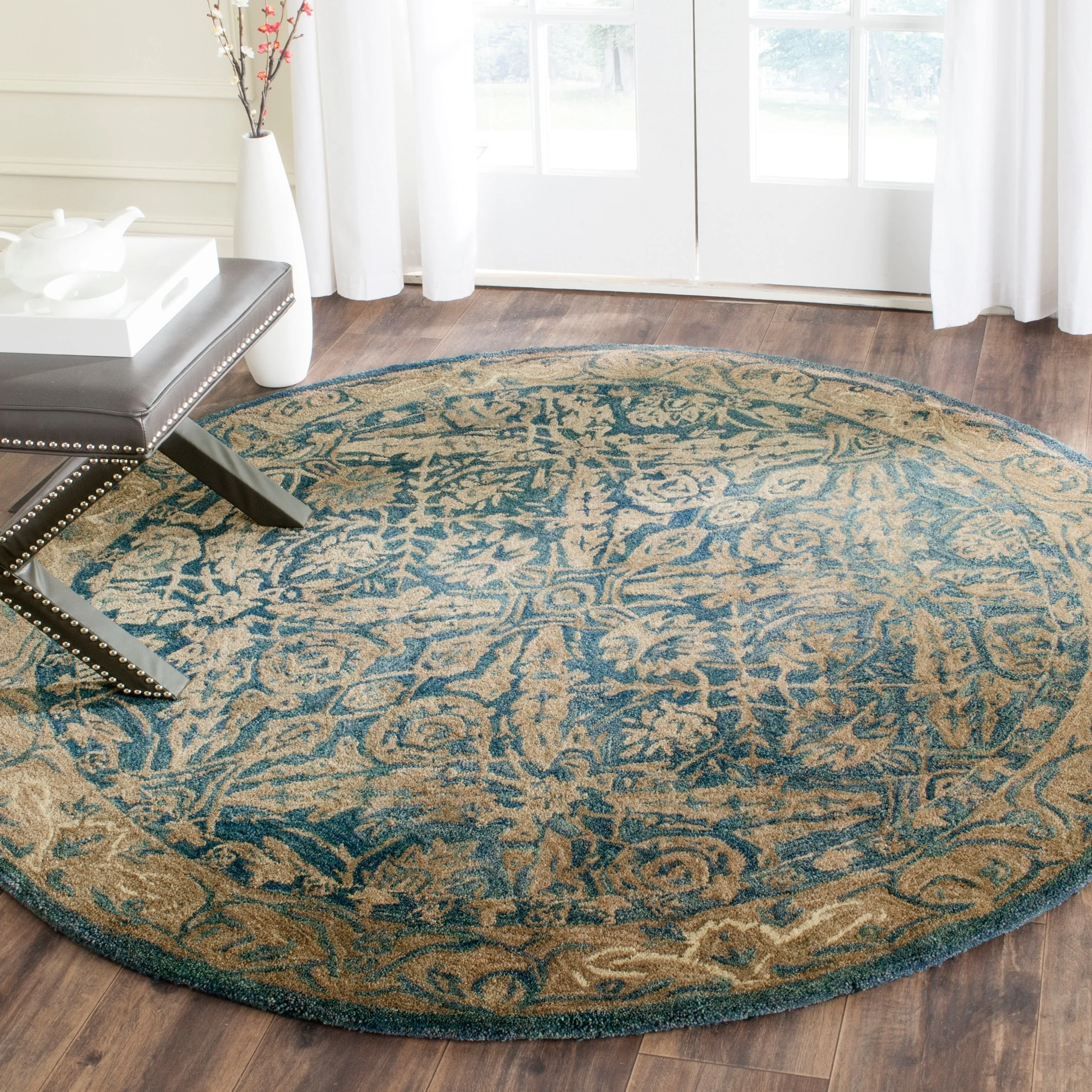 SAFAVIEH Handmade Anatolia Doro Traditional Oriental Hand-spun Wool Rug