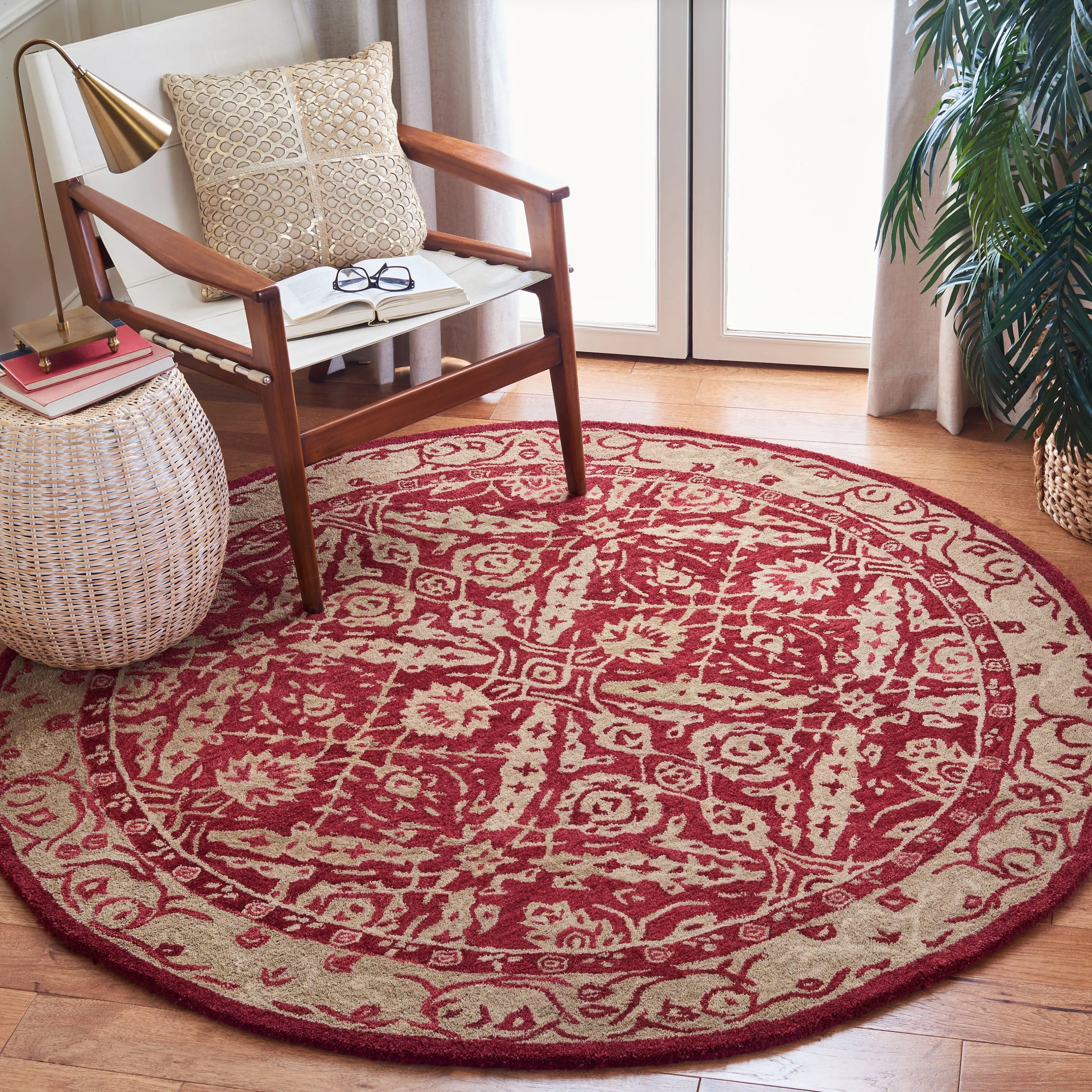 SAFAVIEH Handmade Anatolia Doro Traditional Oriental Hand-spun Wool Rug