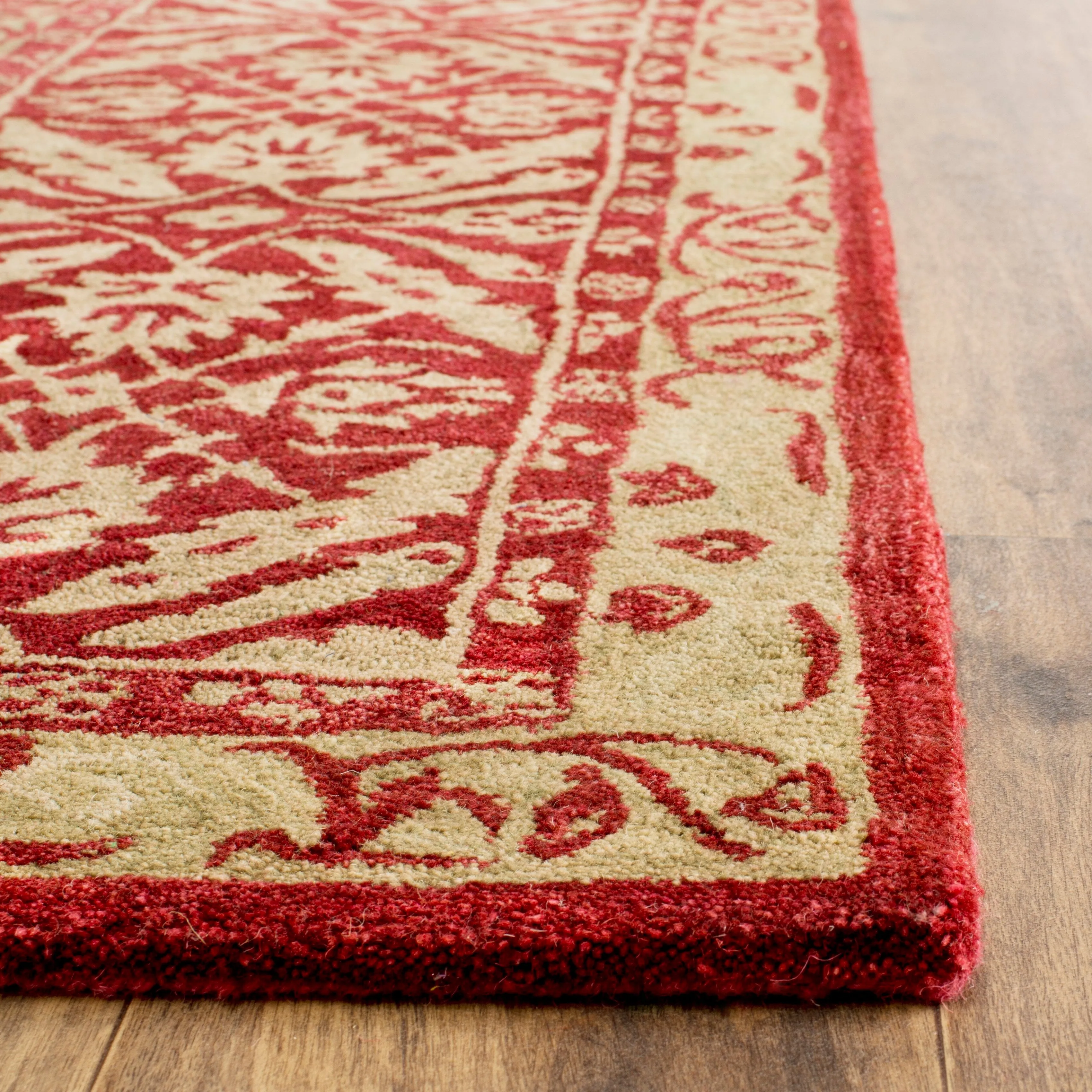 SAFAVIEH Handmade Anatolia Doro Traditional Oriental Hand-spun Wool Rug