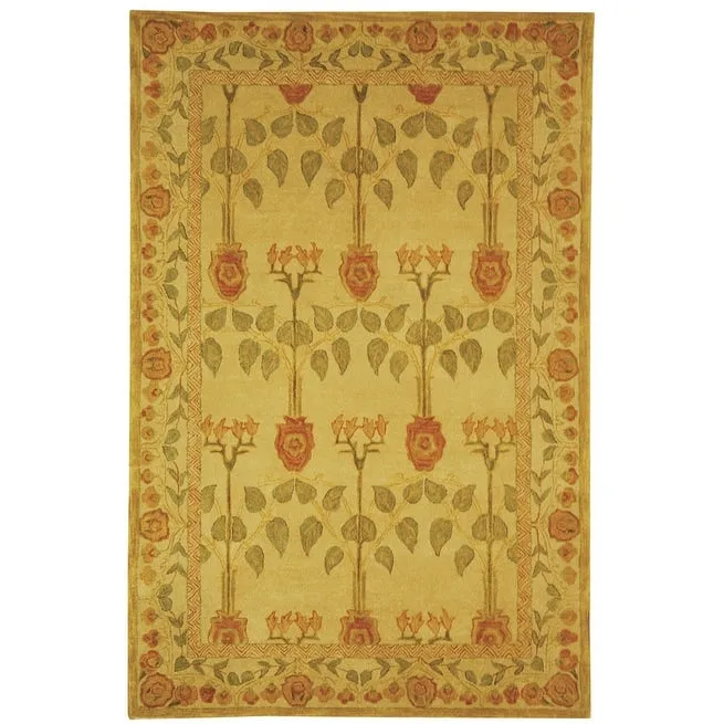 SAFAVIEH Handmade Anatolia Saija Traditional Oriental Wool Rug