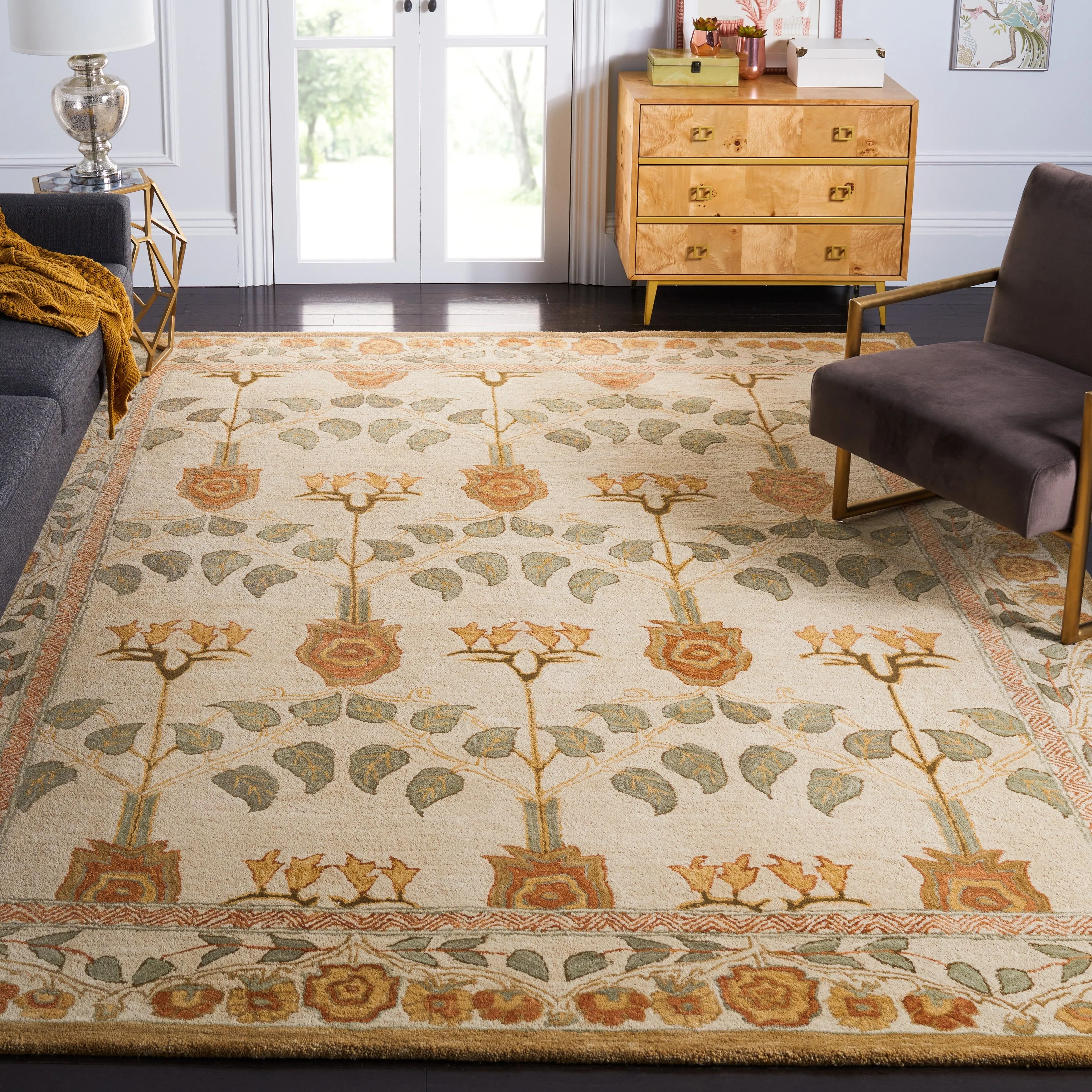 SAFAVIEH Handmade Anatolia Saija Traditional Oriental Wool Rug