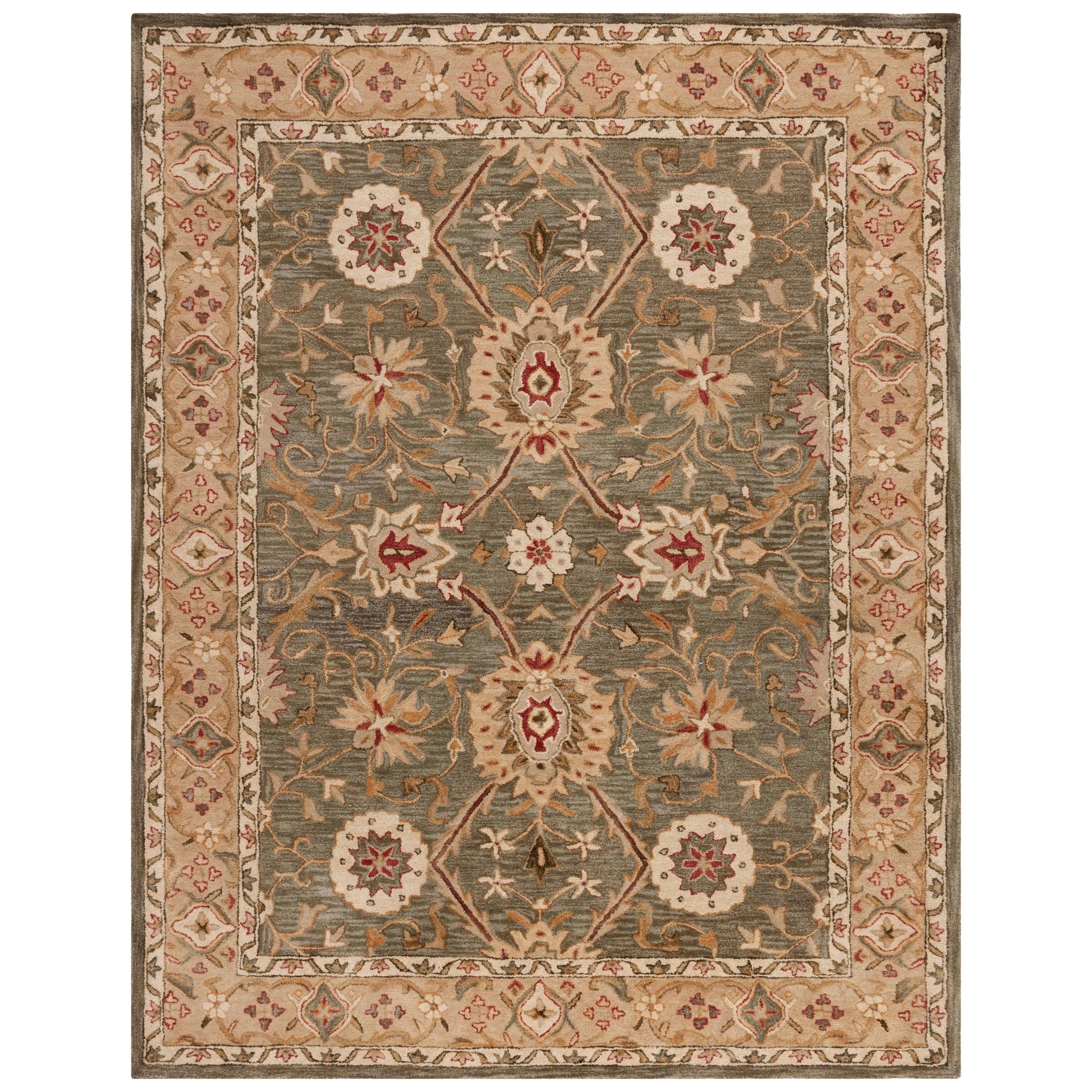 SAFAVIEH Handmade Anatolia Ylvije Traditional Oriental Hand-spun Wool Rug