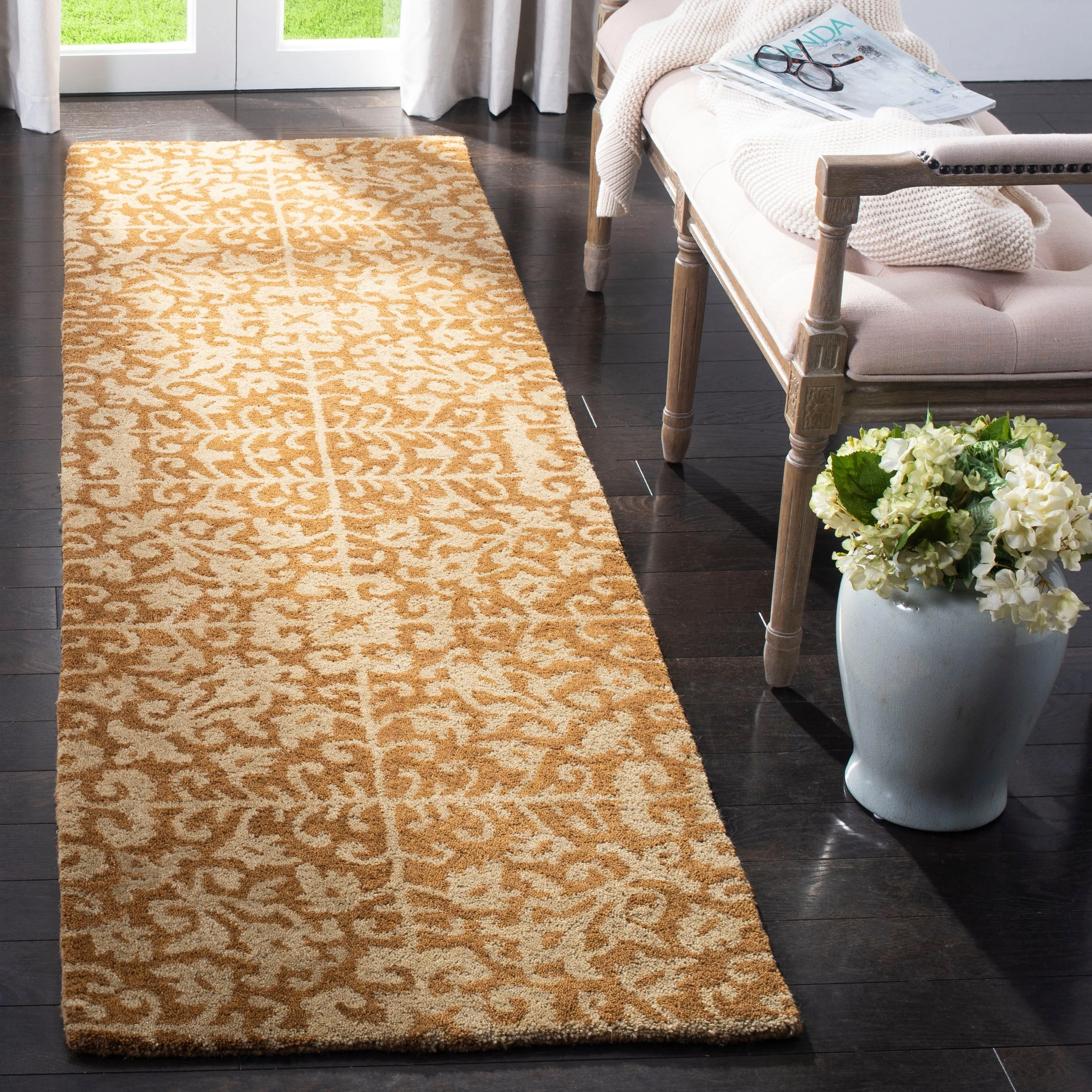 SAFAVIEH Handmade Antiquity Rhosyn Traditional Oriental Wool Rug