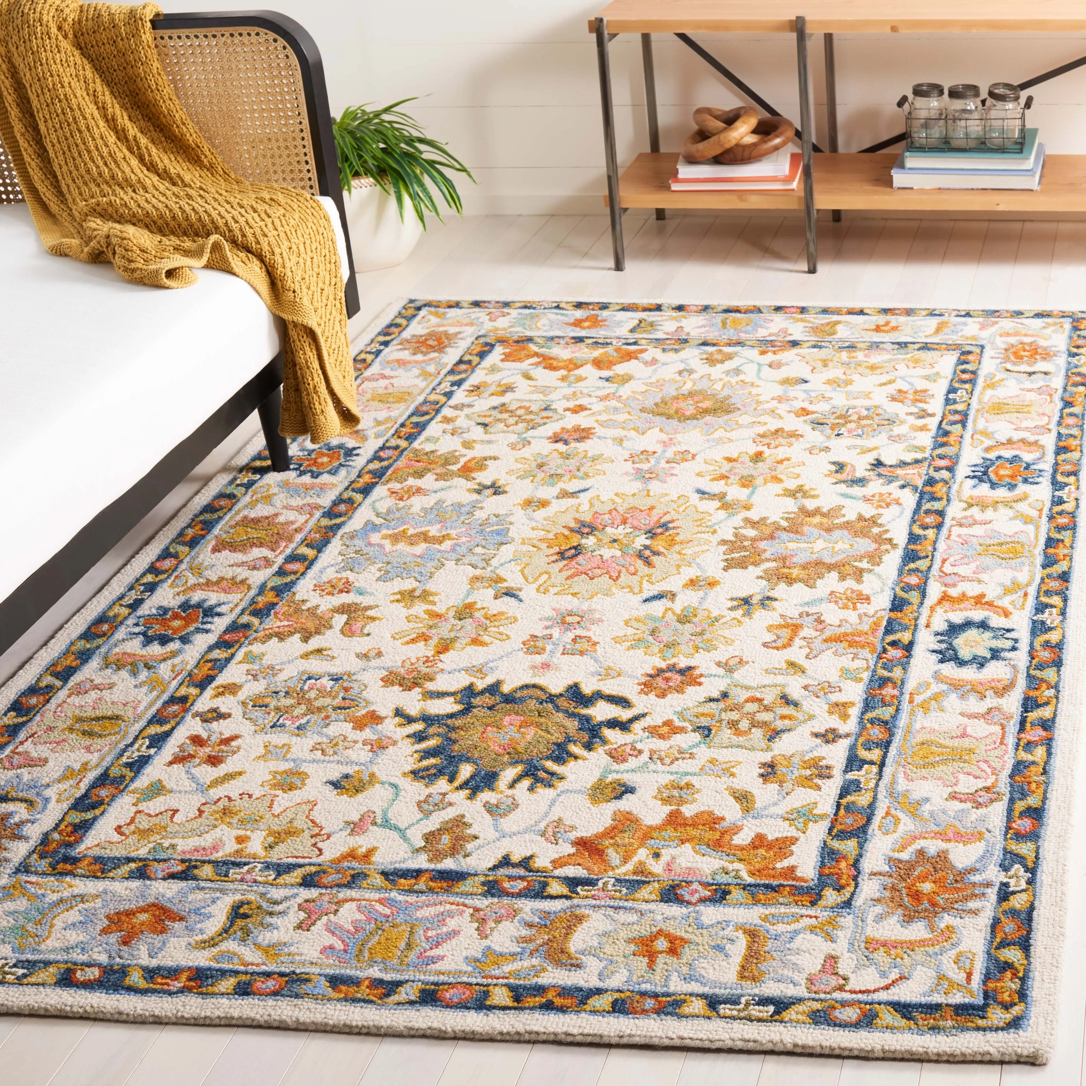 SAFAVIEH Handmade Aspen Jellieke Boho Tribal Wool Rug
