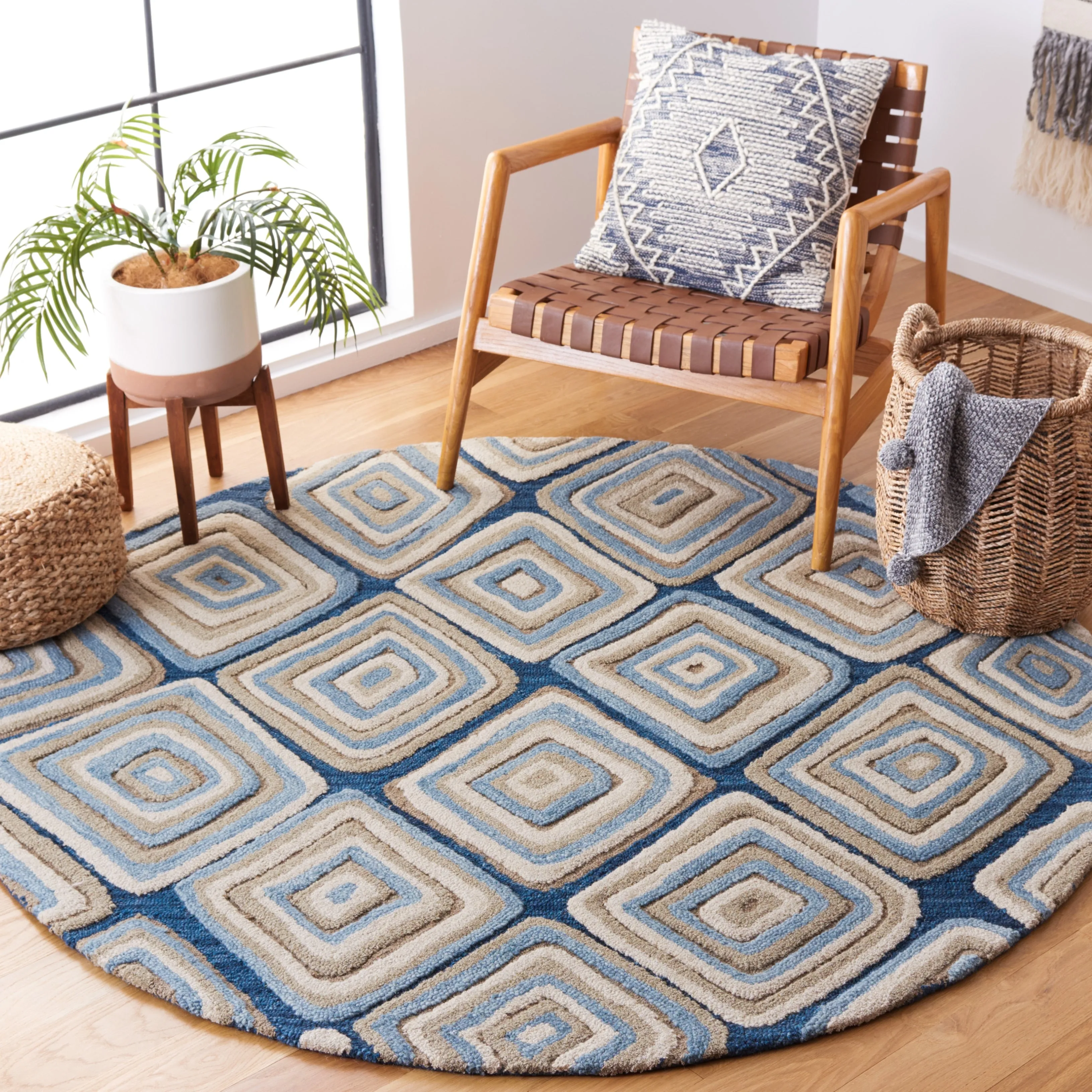 SAFAVIEH Handmade Aspen Madli Mid-Century Modern Wool Rug