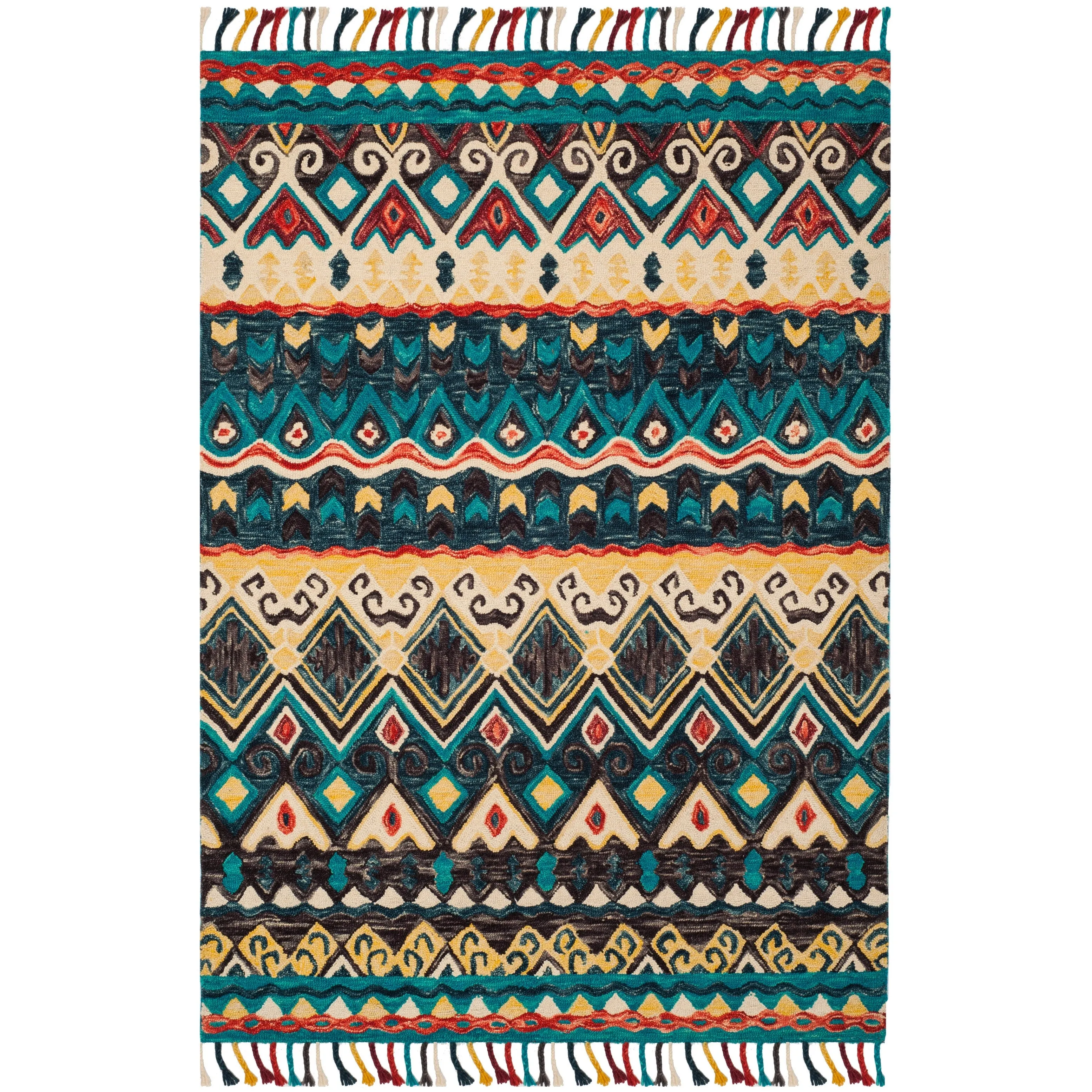 SAFAVIEH Handmade Aspen Regien Boho Tribal Wool Rug