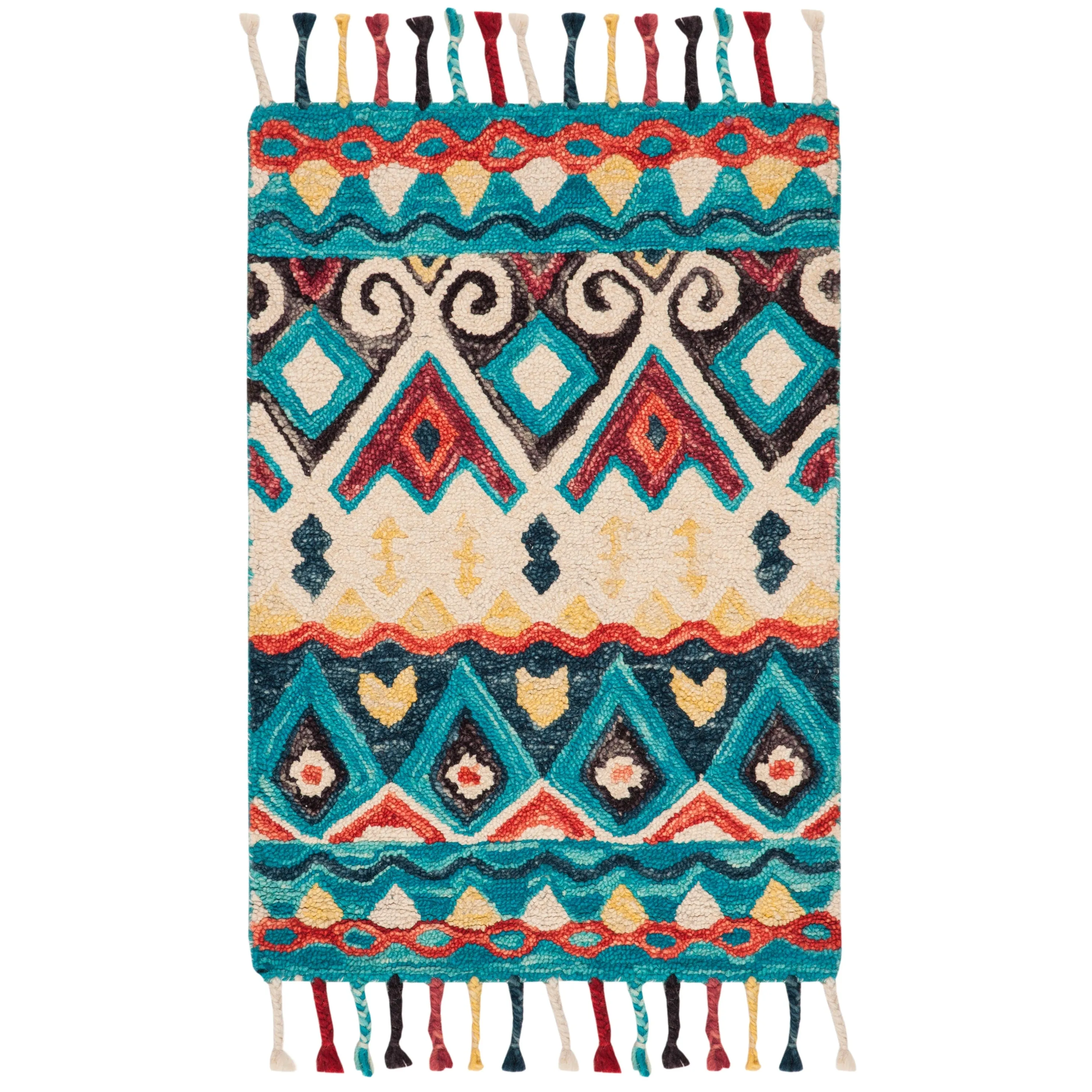 SAFAVIEH Handmade Aspen Regien Boho Tribal Wool Rug