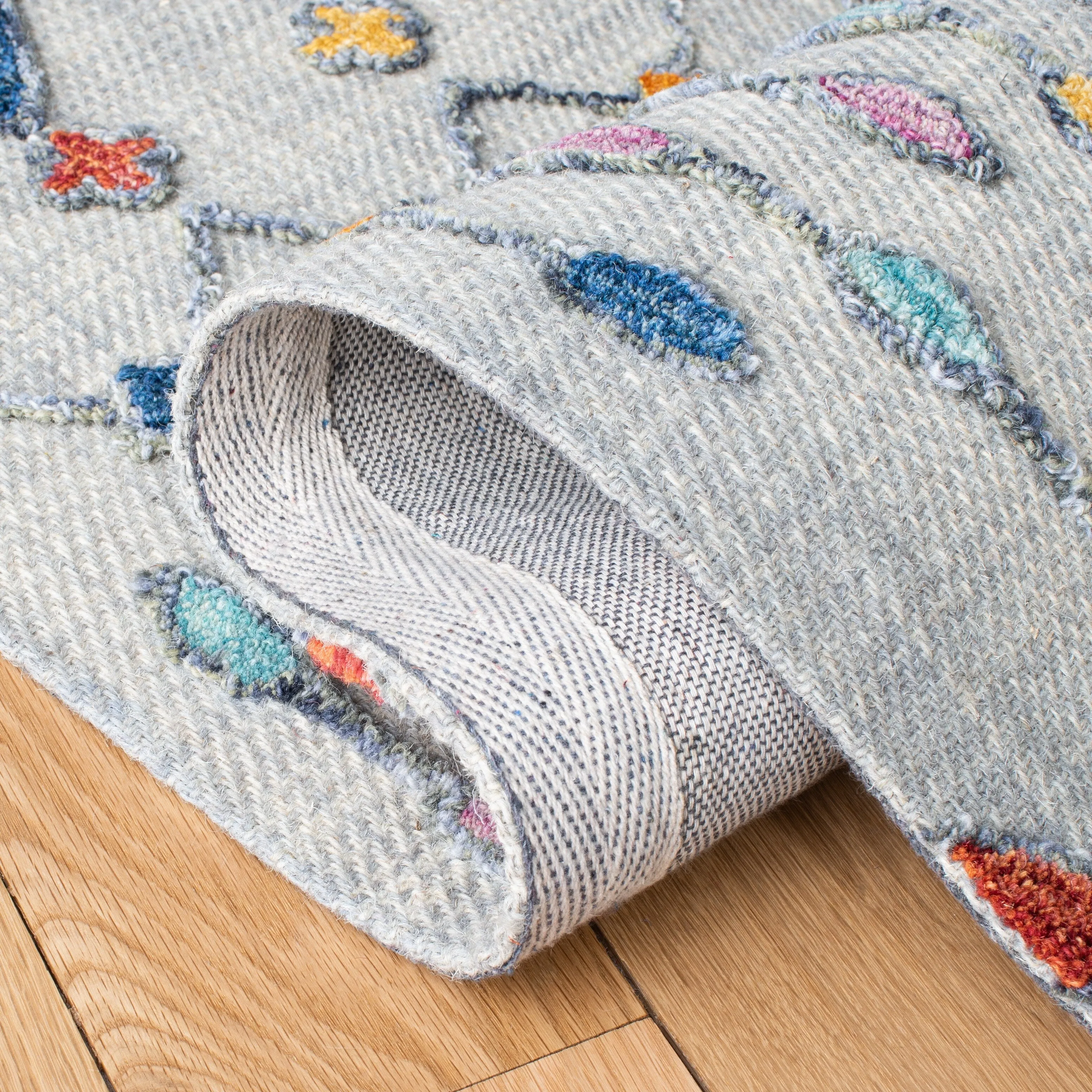 SAFAVIEH Handmade Aspen Shega Moroccan Boho Wool Rug