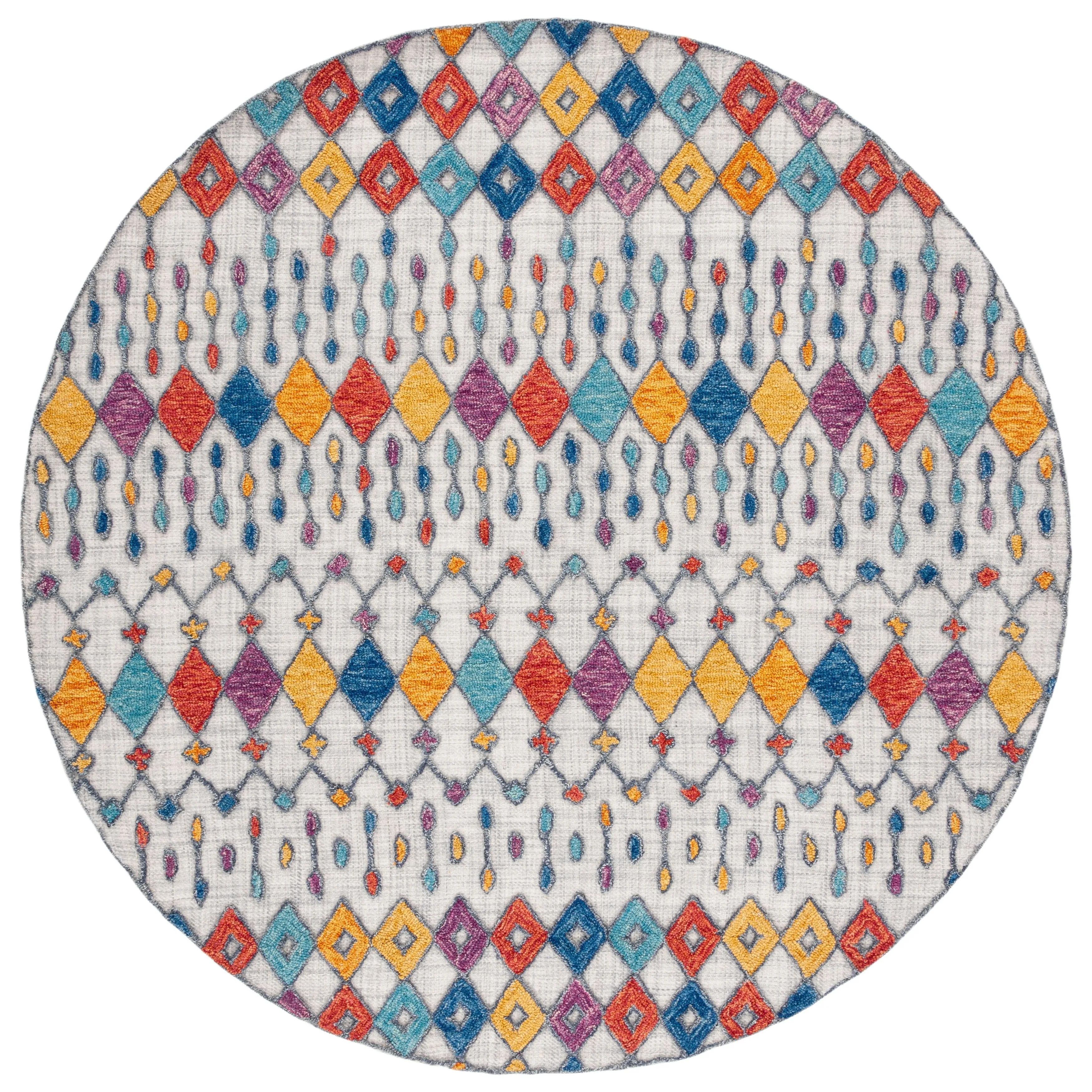 SAFAVIEH Handmade Aspen Shega Moroccan Boho Wool Rug