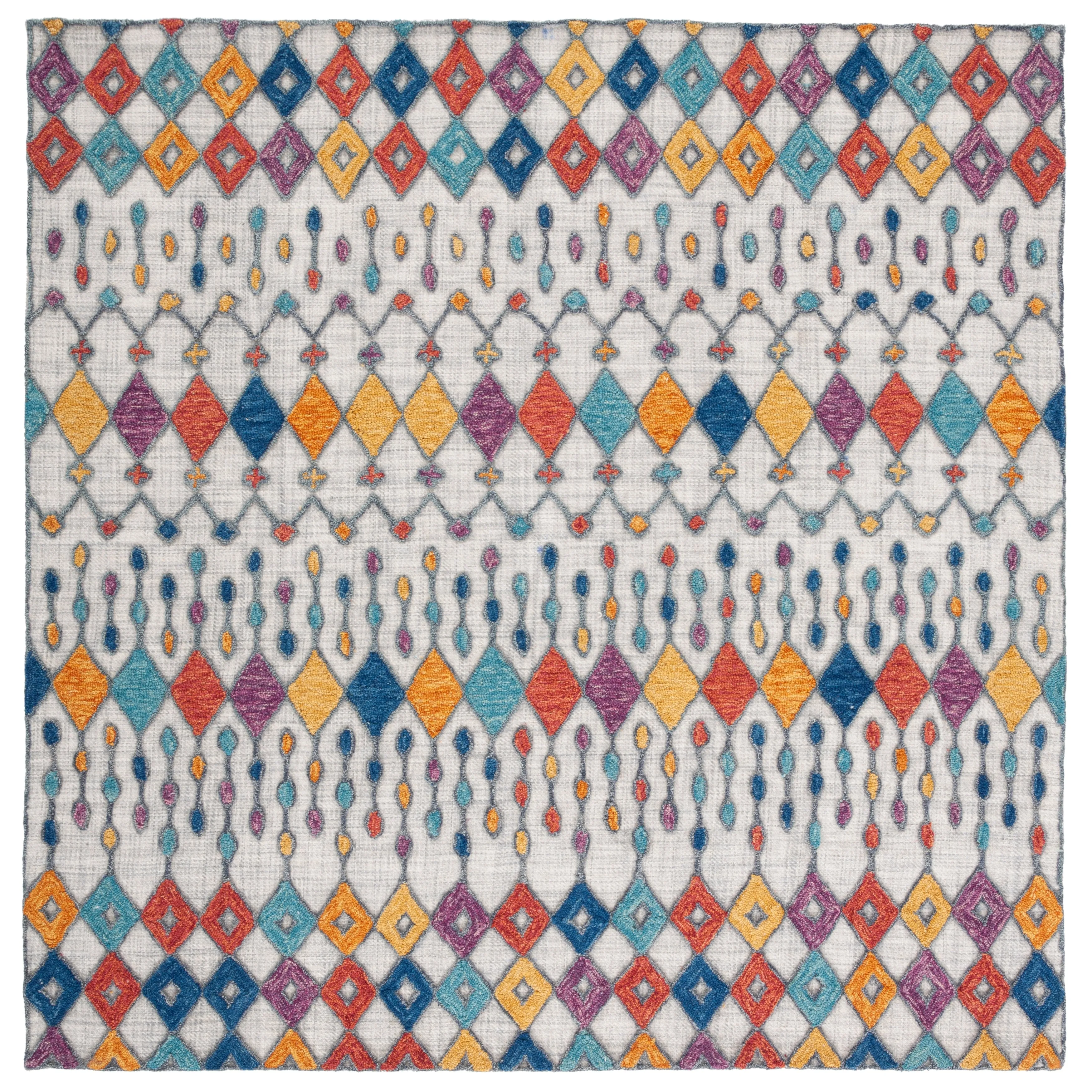 SAFAVIEH Handmade Aspen Shega Moroccan Boho Wool Rug