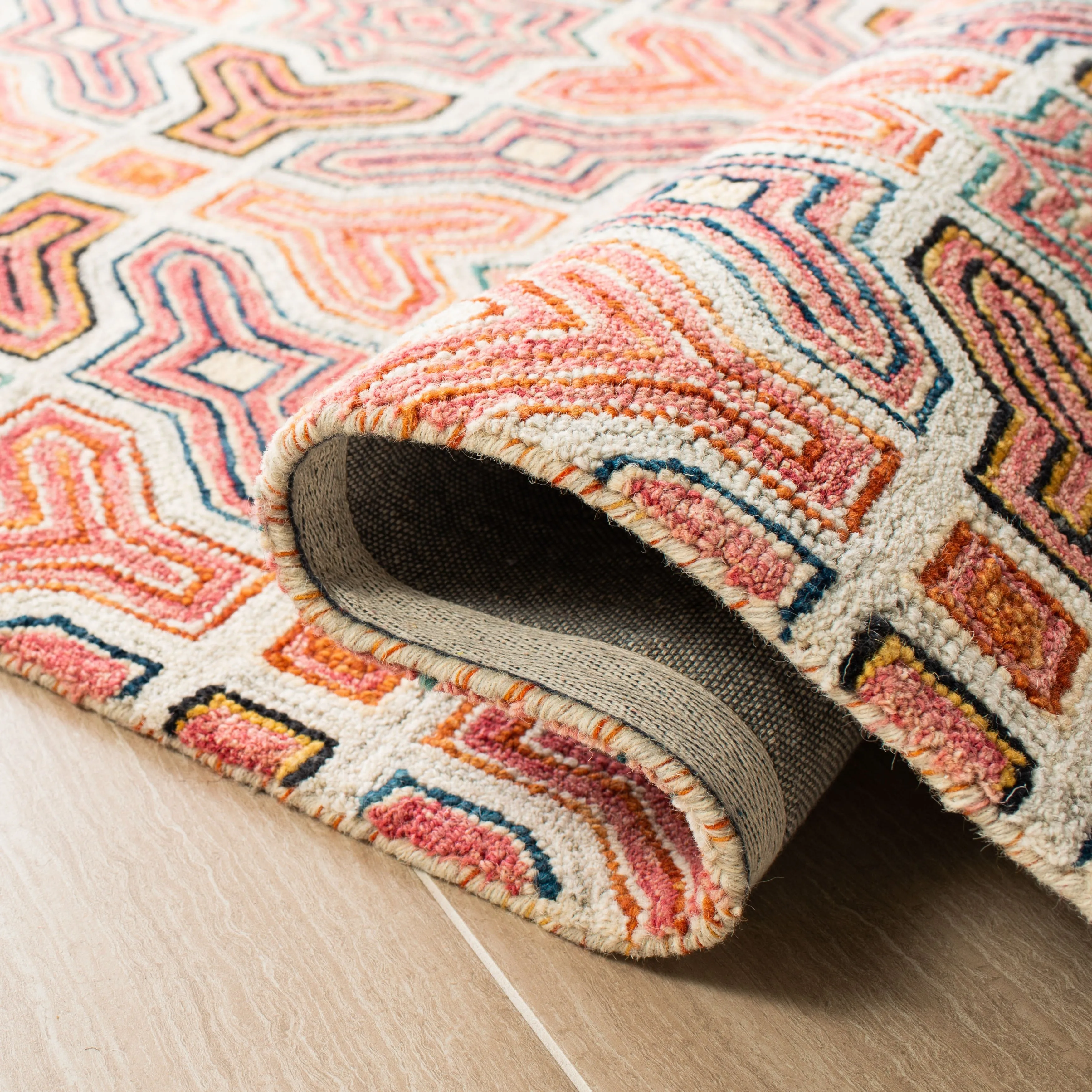 SAFAVIEH Handmade Aspen Sini Bohemian & Eclectic Tribal Wool