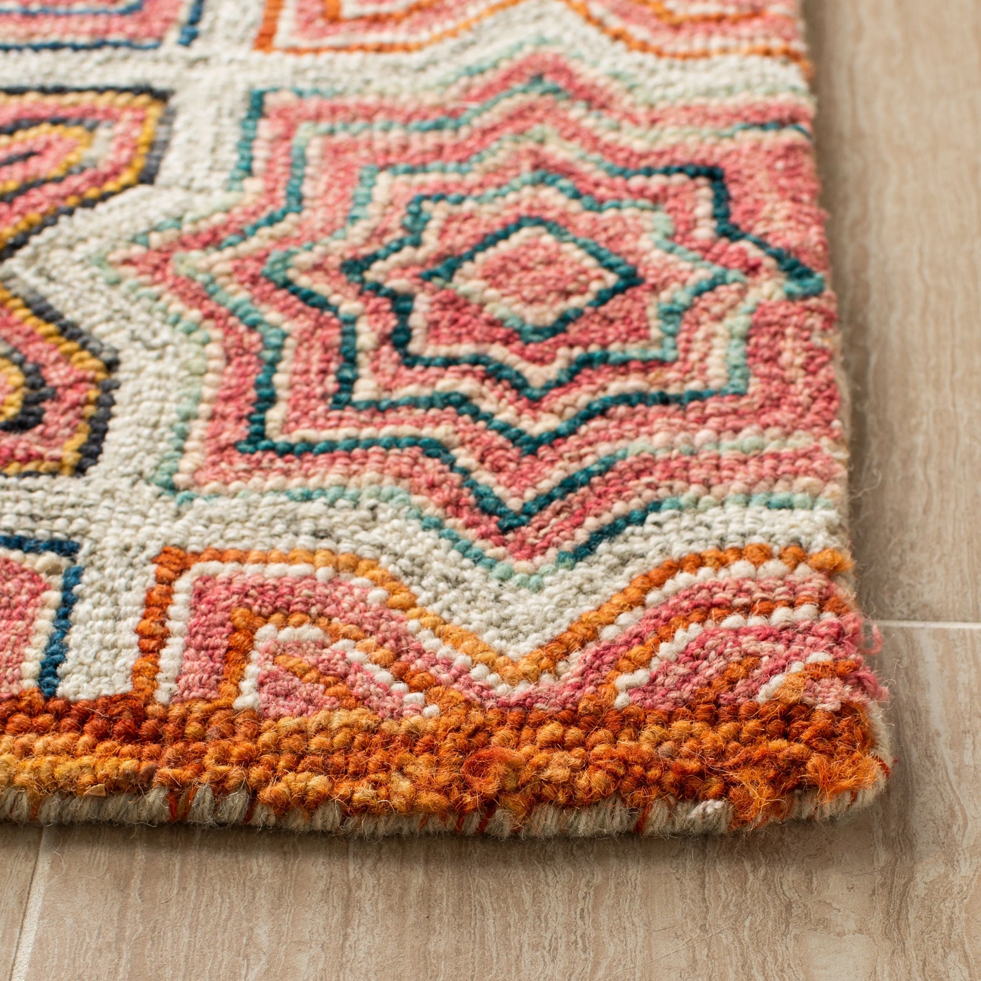 SAFAVIEH Handmade Aspen Sini Bohemian & Eclectic Tribal Wool