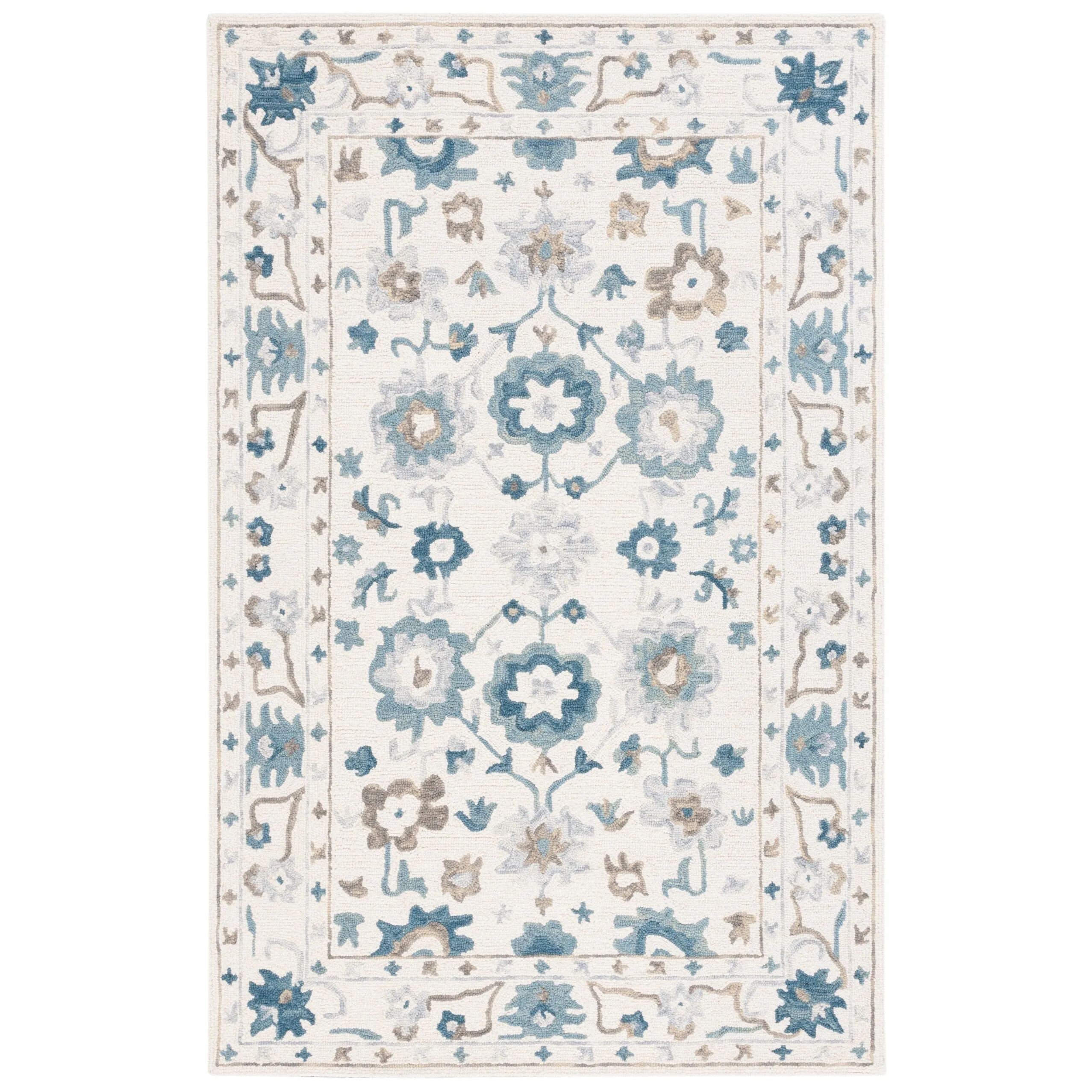SAFAVIEH Handmade Aspen Zhelyazka Boho Tribal Wool Rug