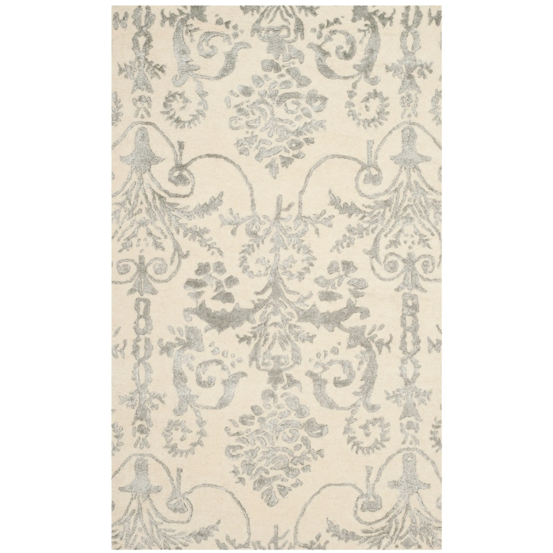 SAFAVIEH Handmade Bella Eleanor Modern Floral Wool Rug