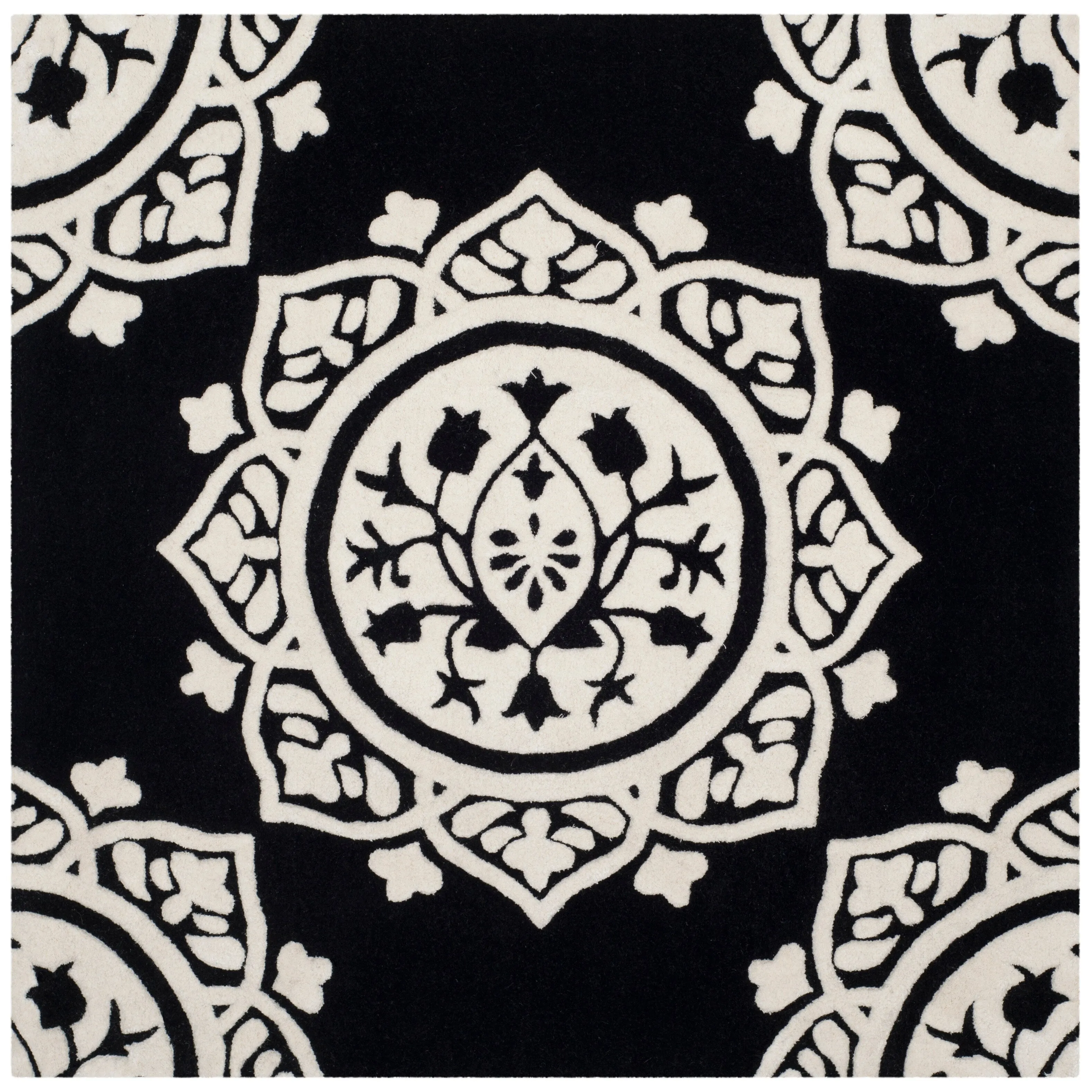 SAFAVIEH Handmade Bella Naina Modern Floral Wool Rug